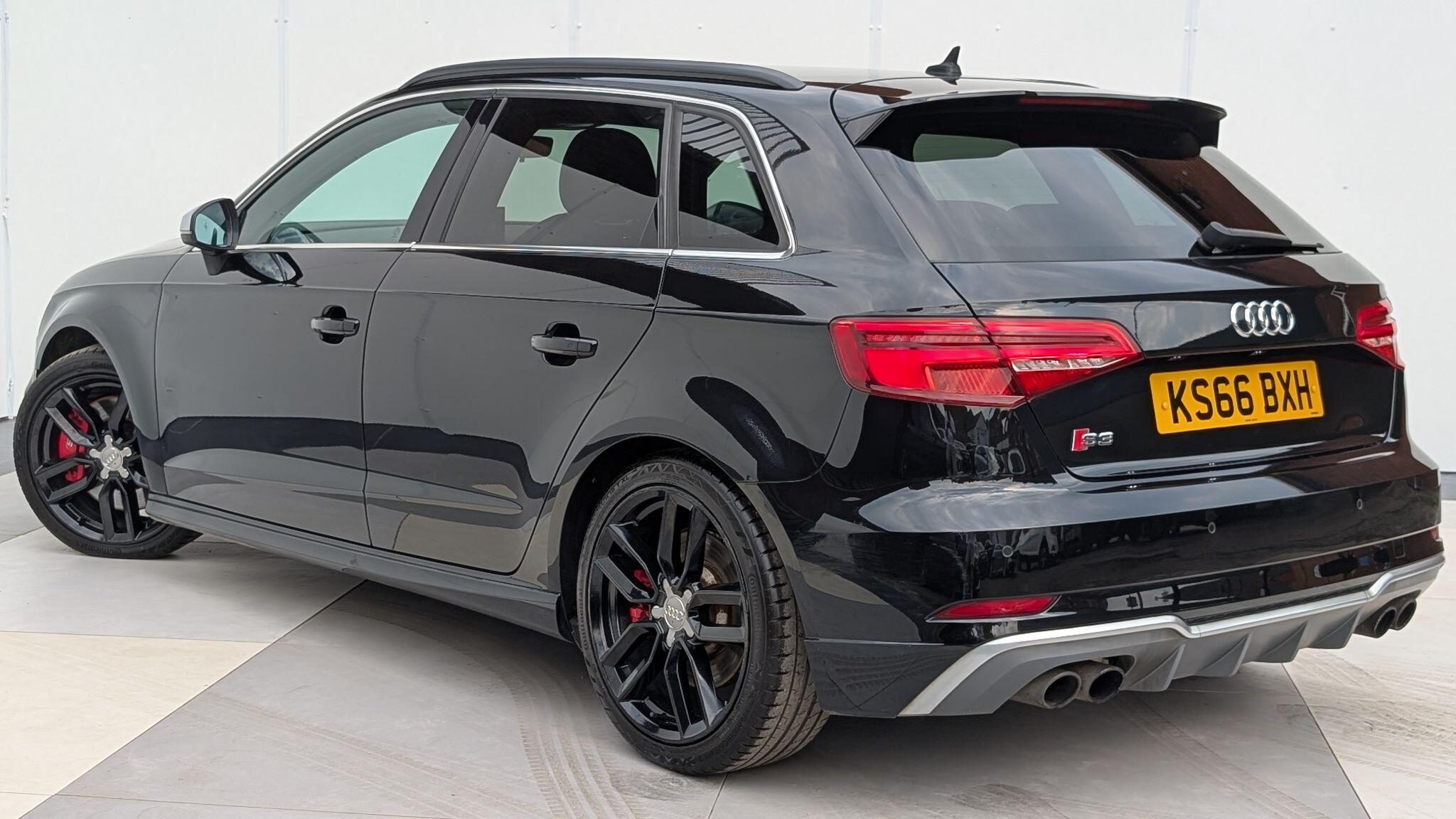 2016 Audi S3 2.0 TFSI Sportback S Tronic quattro Euro 6 (s/s) 5dr, exterior view 4