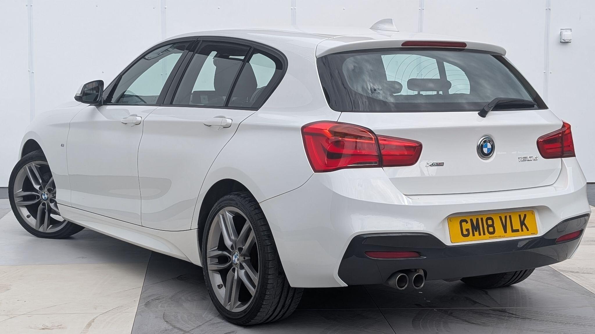 2018 BMW 1 Series 2.0 120d M Sport Auto xDrive Euro 6 (s/s) 5dr, exterior view 4