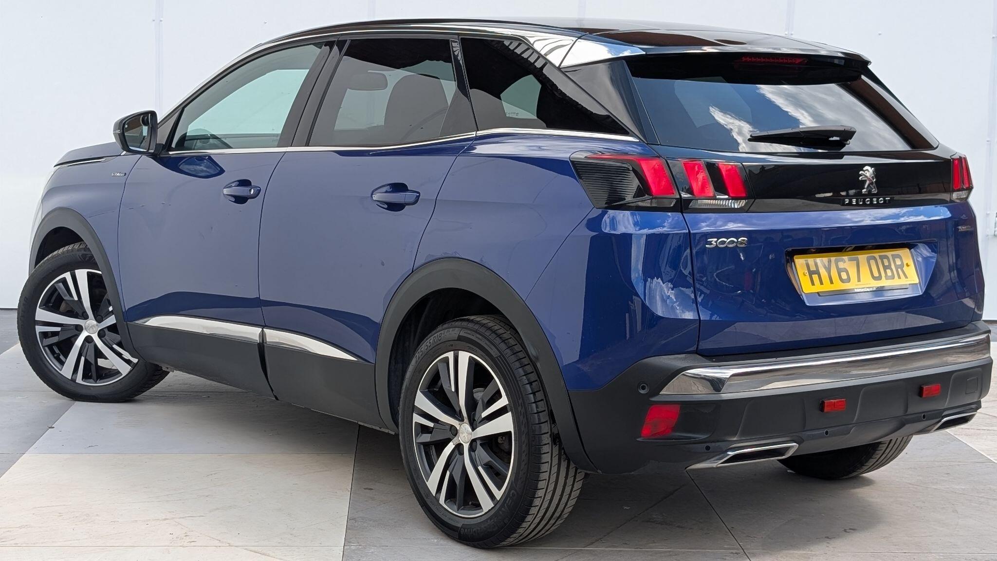 2017 Peugeot 3008 1.6 BlueHDi GT Line Euro 6 (s/s) 5dr, exterior view 4