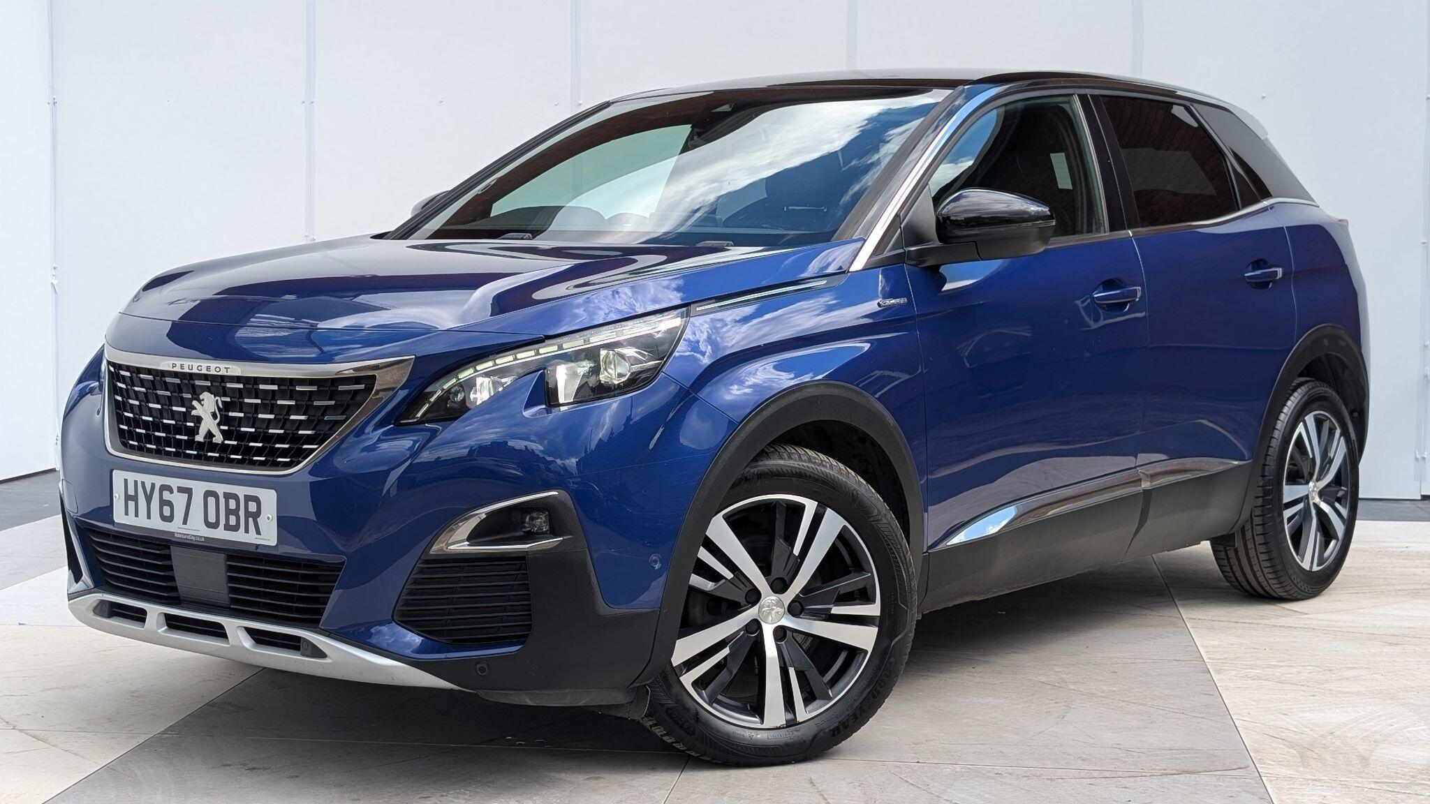 2017 Peugeot 3008 1.6 BlueHDi GT Line Euro 6 (s/s) 5dr, exterior view 3