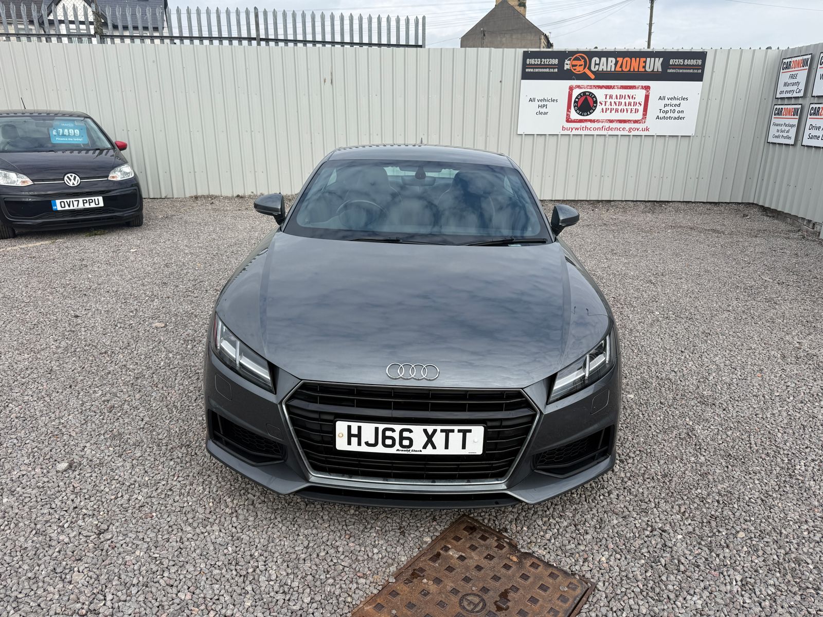2016 Audi TT 1.8 TFSI S line Coupe 3dr Petrol Manual Euro 6 (s/s) (180 ps), exterior view 3