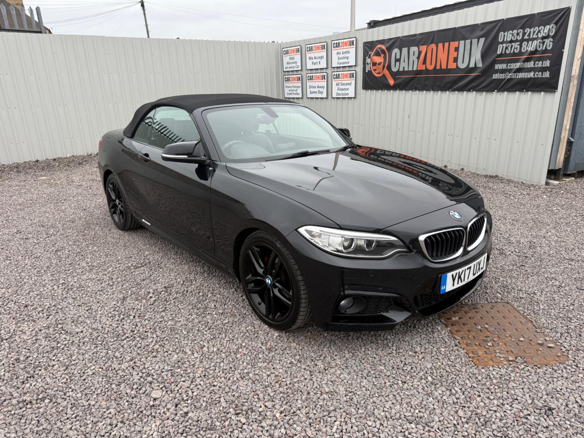 2017 BMW 2 Series 2.0 225d M Sport Auto Euro 6 (s/s) 2dr, exterior view 2