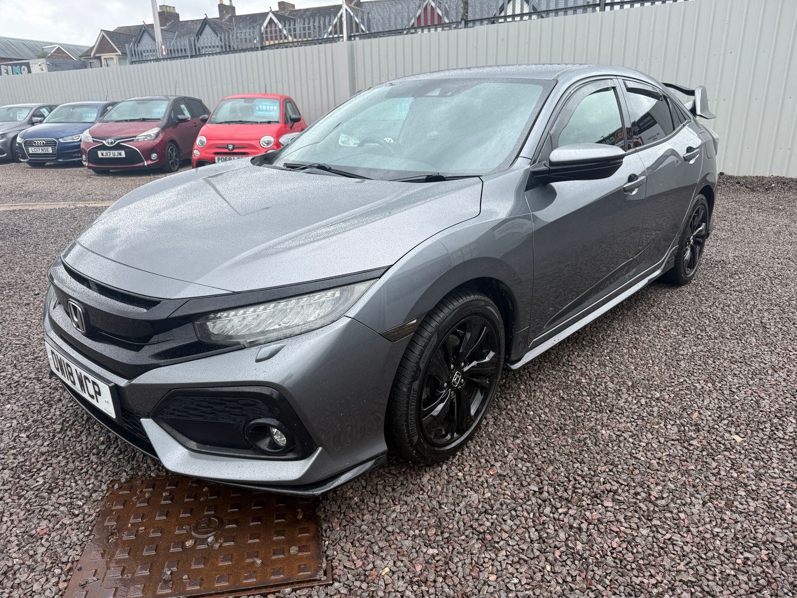 2018 Honda Civic 1.5 VTEC Turbo GPF Sport Hatchback 5dr Petrol Manual Euro 6 (s/s) (182 ps), exterior view 4