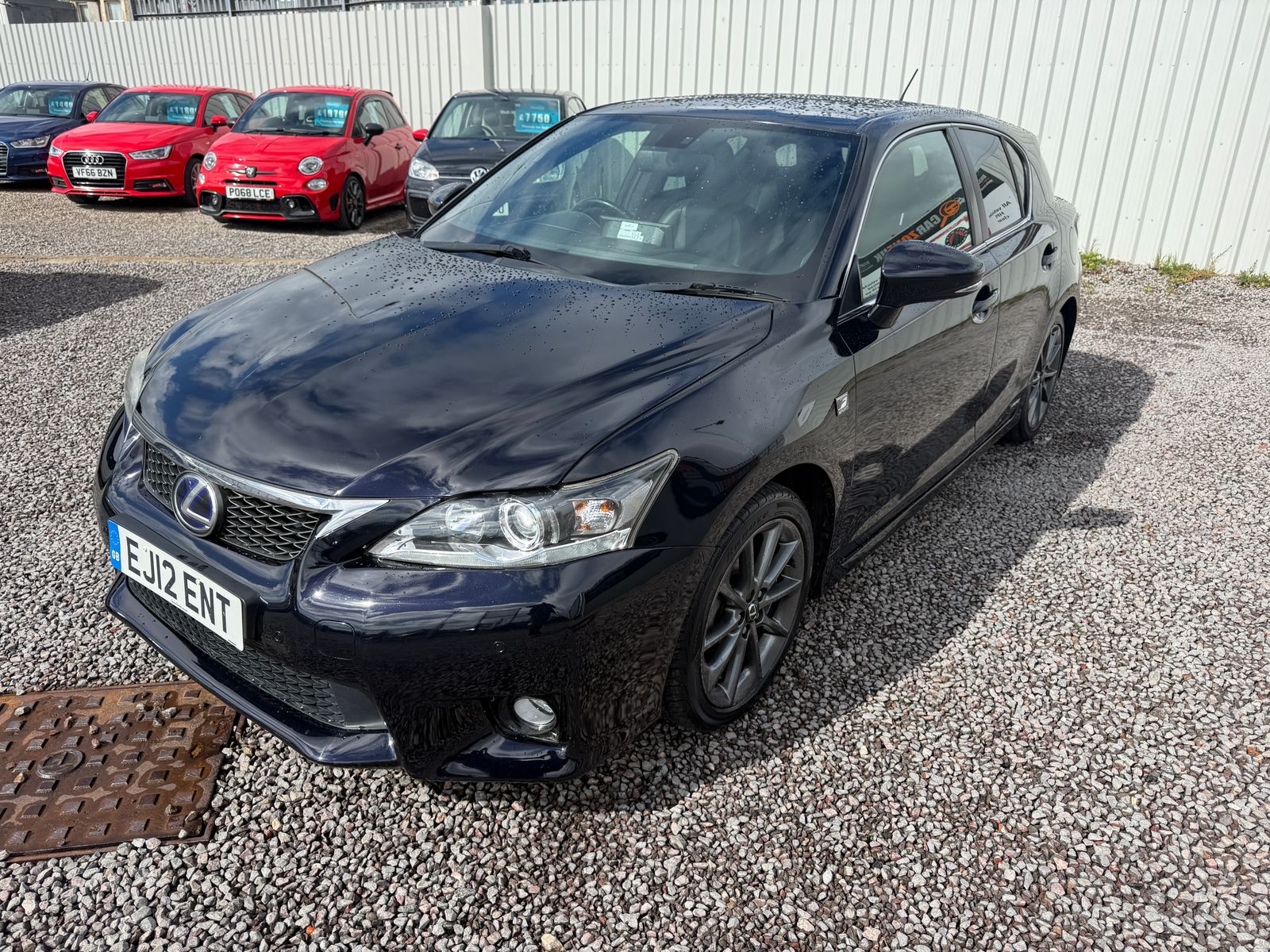 2012 Lexus CT 1.8 200h F Sport CVT Euro 5 (s/s) 5dr, exterior view 4