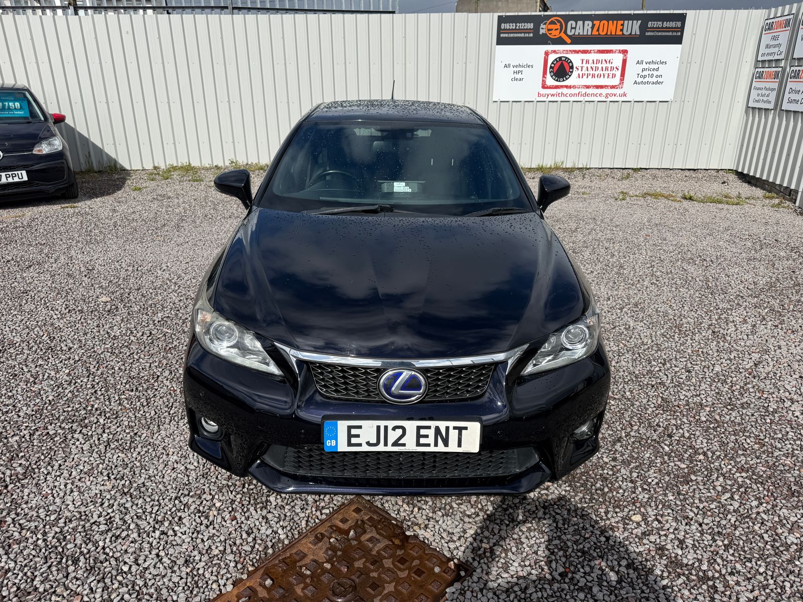 2012 Lexus CT 1.8 200h F Sport CVT Euro 5 (s/s) 5dr, exterior view 3