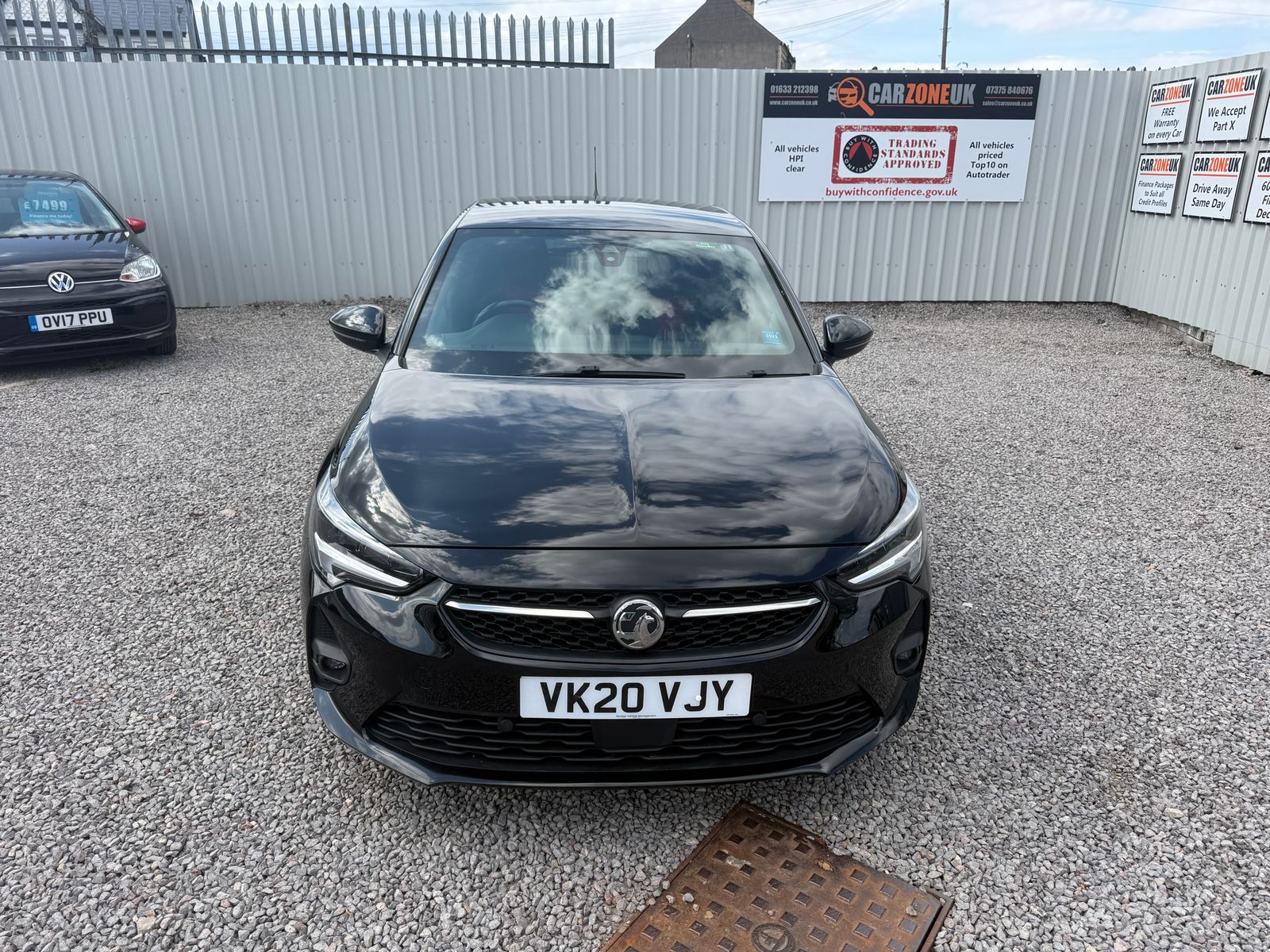 2020 Vauxhall Corsa 1.2 Turbo SRi Hatchback 5dr Petrol Manual Euro 6 (s/s) (100 ps), exterior view 3
