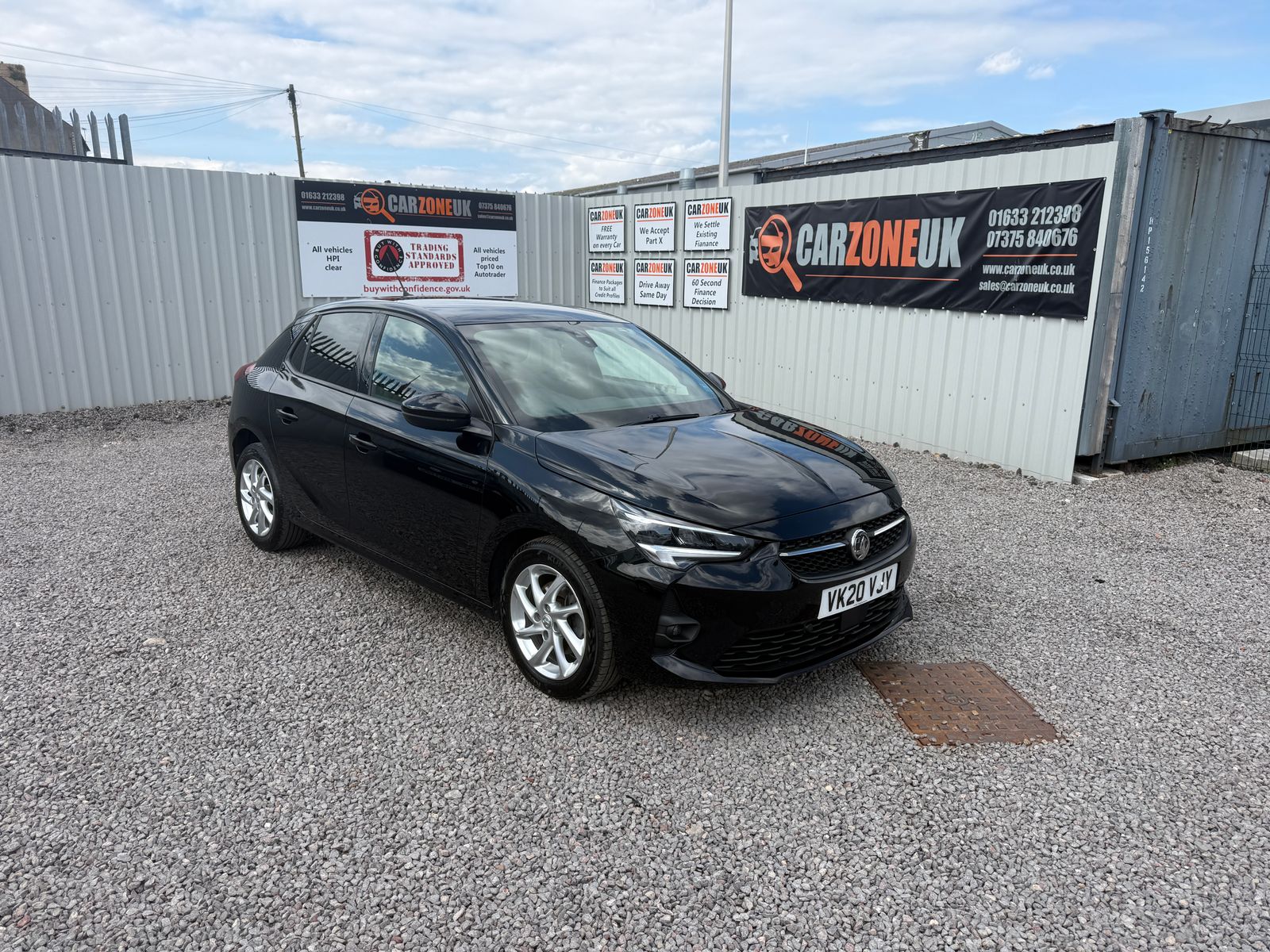 2020 Vauxhall Corsa 1.2 Turbo SRi Hatchback 5dr Petrol Manual Euro 6 (s/s) (100 ps), exterior view 2