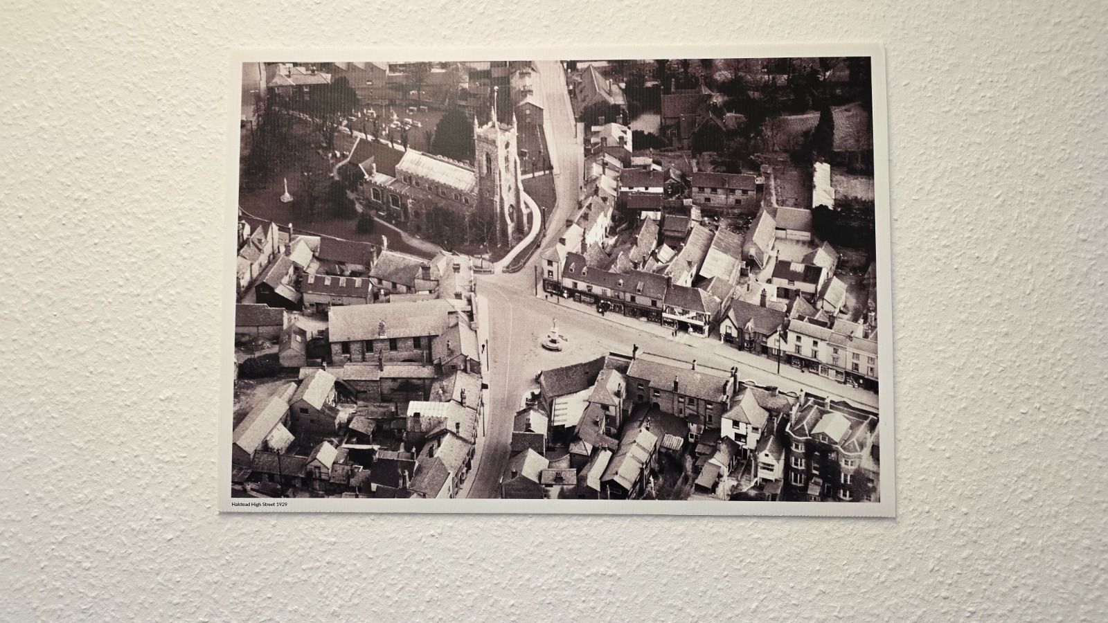 Halstead High Street aerial view, 1929