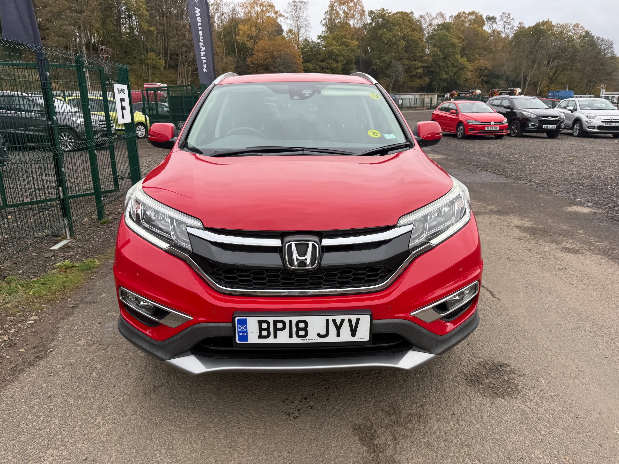 Red 2018 Honda CR-V Estate All-wheel drive Manual