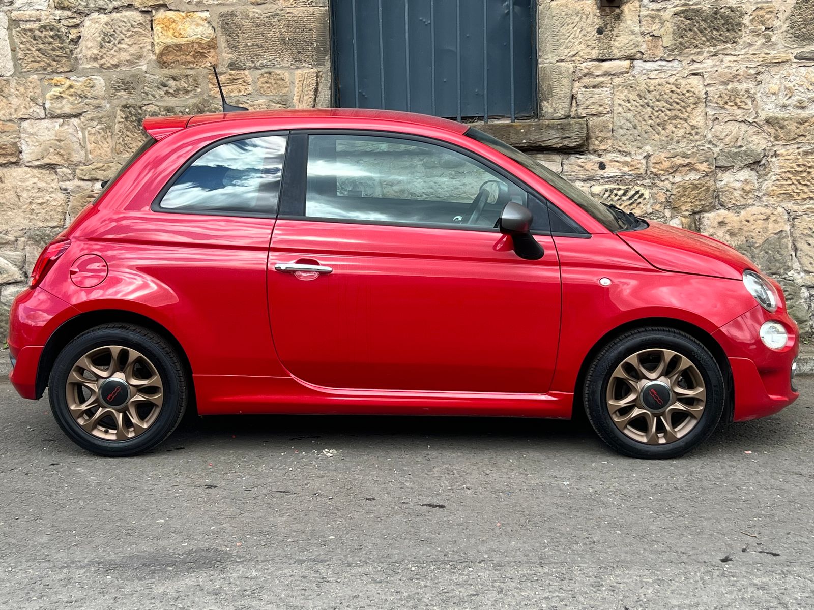 2017 Fiat 500 0.9 TwinAir S Hatchback 3dr Petrol Manual Euro 6 (s/s) (85 bhp), exterior view 3