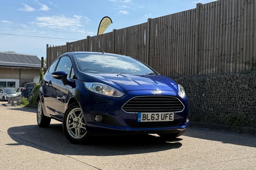 2014 FIESTA 1.25 ZETEC EURO 5 3DR BL63UFE 63,000 MILES MANUAL PETROL 54.3 MPG... photo
