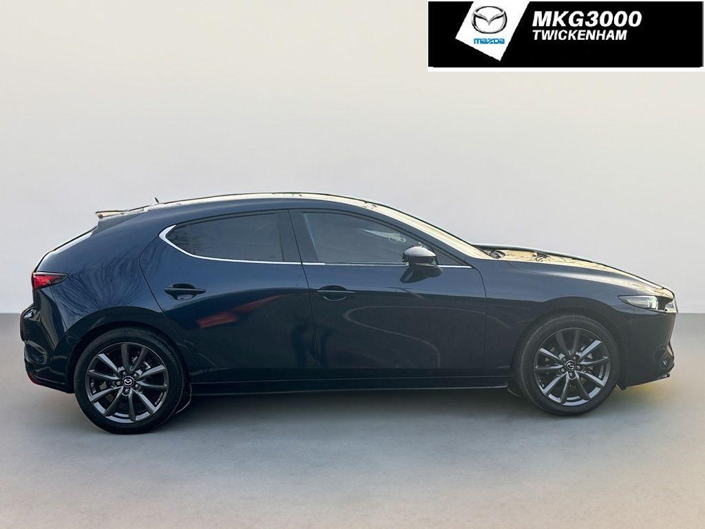 2024 Mazda Mazda3 2.0 e-SKYACTIV-G MHEV Exclusive-Line Auto Euro 6 (s/s) 5dr, exterior view 3