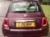 Fiat 500 1.2L Lounge Hatchback 3dr Petrol Manual Euro 6 (69 bhp) 3dr Manual 2025