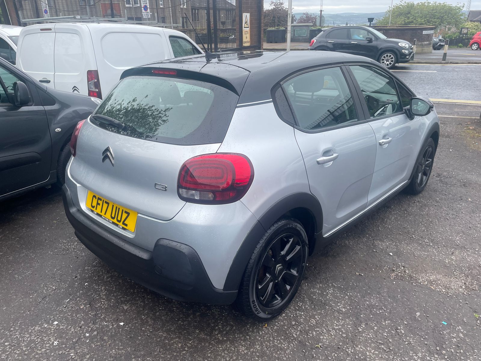 2017 Citroen C3 1.2 PureTech Feel Hatchback 5dr Petrol Manual Euro 6 (82 ps), exterior view 3