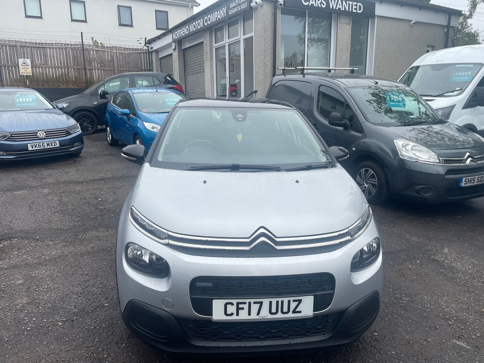 2017 Citroen C3 1.2 PureTech Feel Hatchback 5dr Petrol Manual Euro 6 (82 ps), exterior view 2