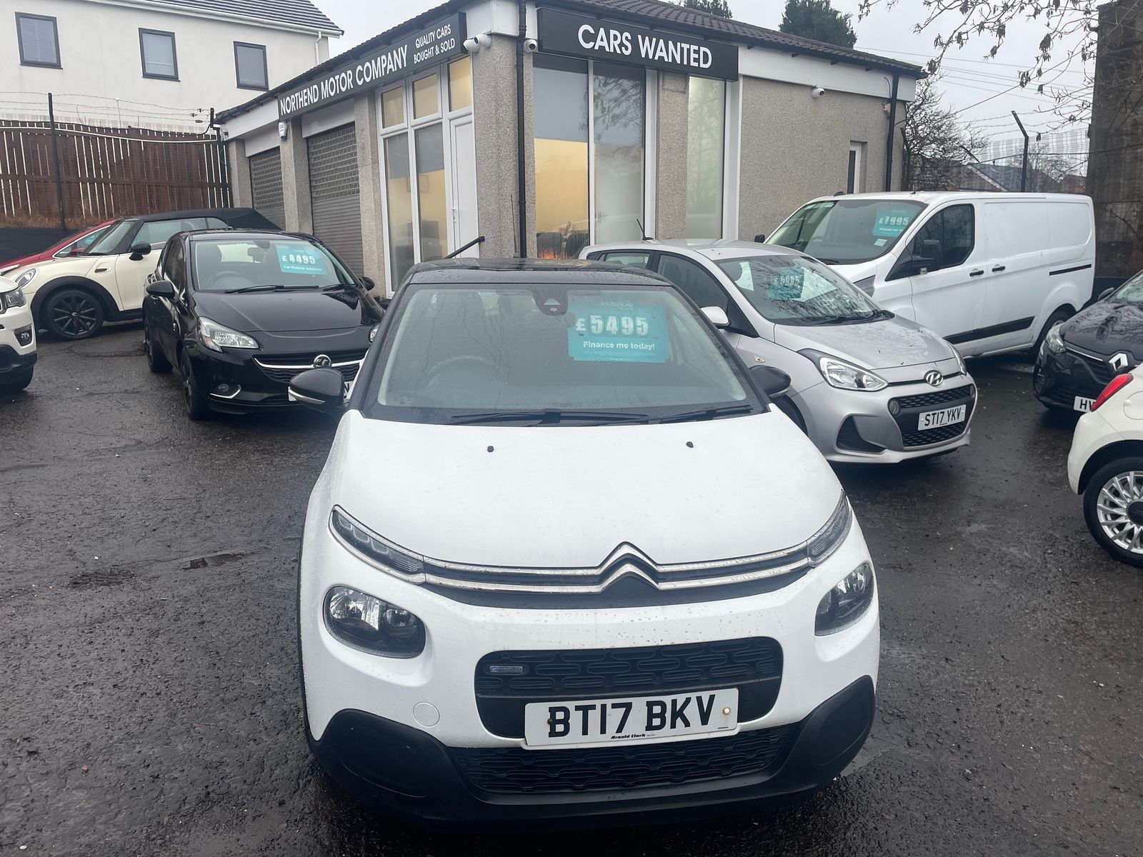 2017 Citroen C3 1.2 PureTech Feel Hatchback 5dr Petrol Manual Euro 6 (82 ps), exterior view 2