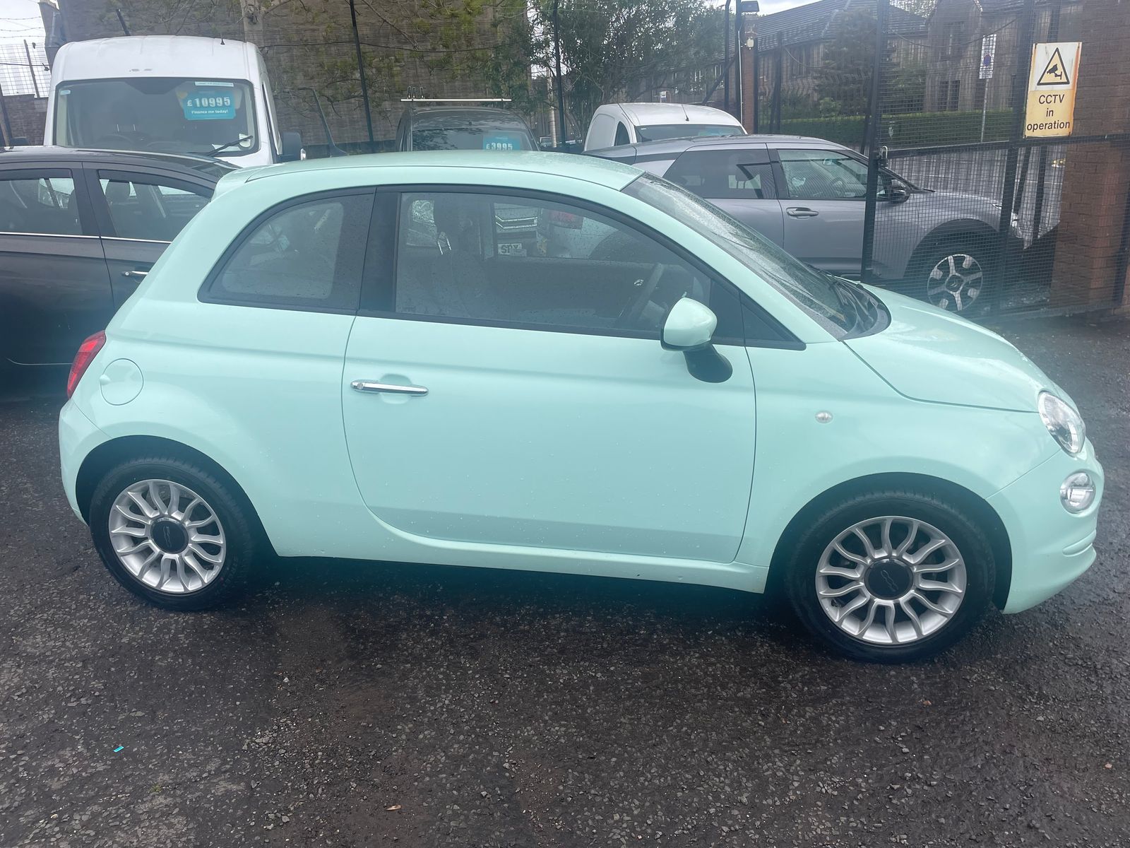 2017 Fiat 500 1.2 ECO Pop Star Hatchback 3dr Petrol Manual Euro 6 (s/s) (69 bhp), exterior view 3