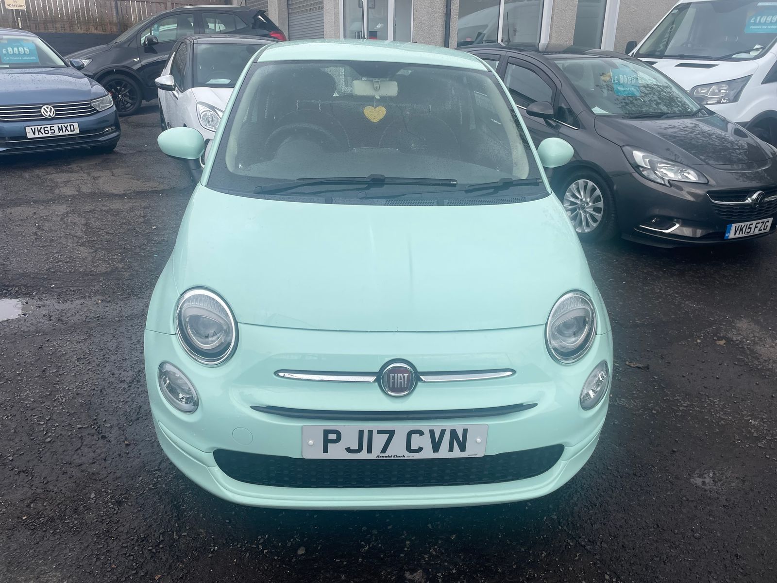 2017 Fiat 500 1.2 ECO Pop Star Hatchback 3dr Petrol Manual Euro 6 (s/s) (69 bhp), exterior view 2