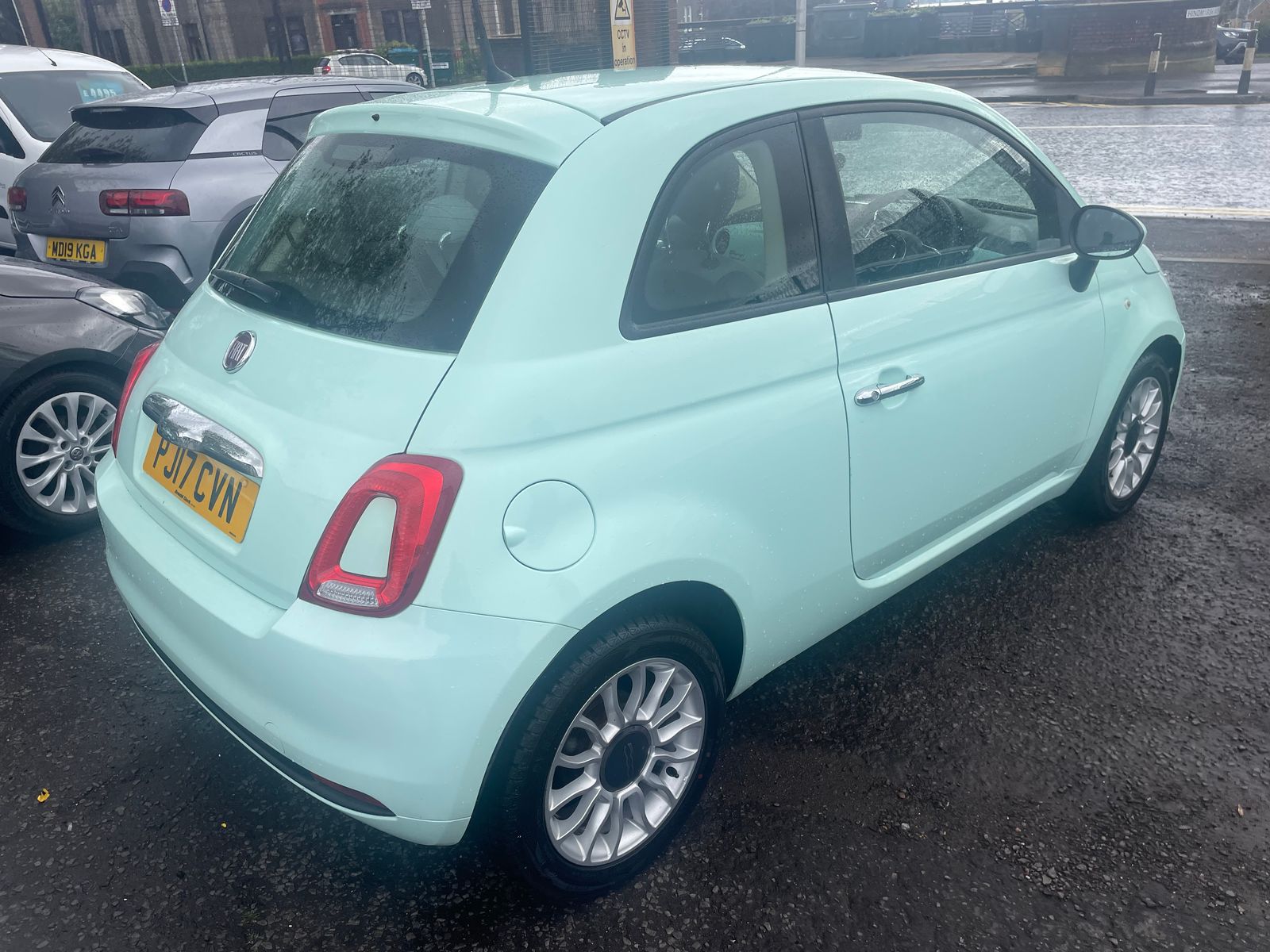 2017 Fiat 500 1.2 ECO Pop Star Hatchback 3dr Petrol Manual Euro 6 (s/s) (69 bhp), exterior view 4