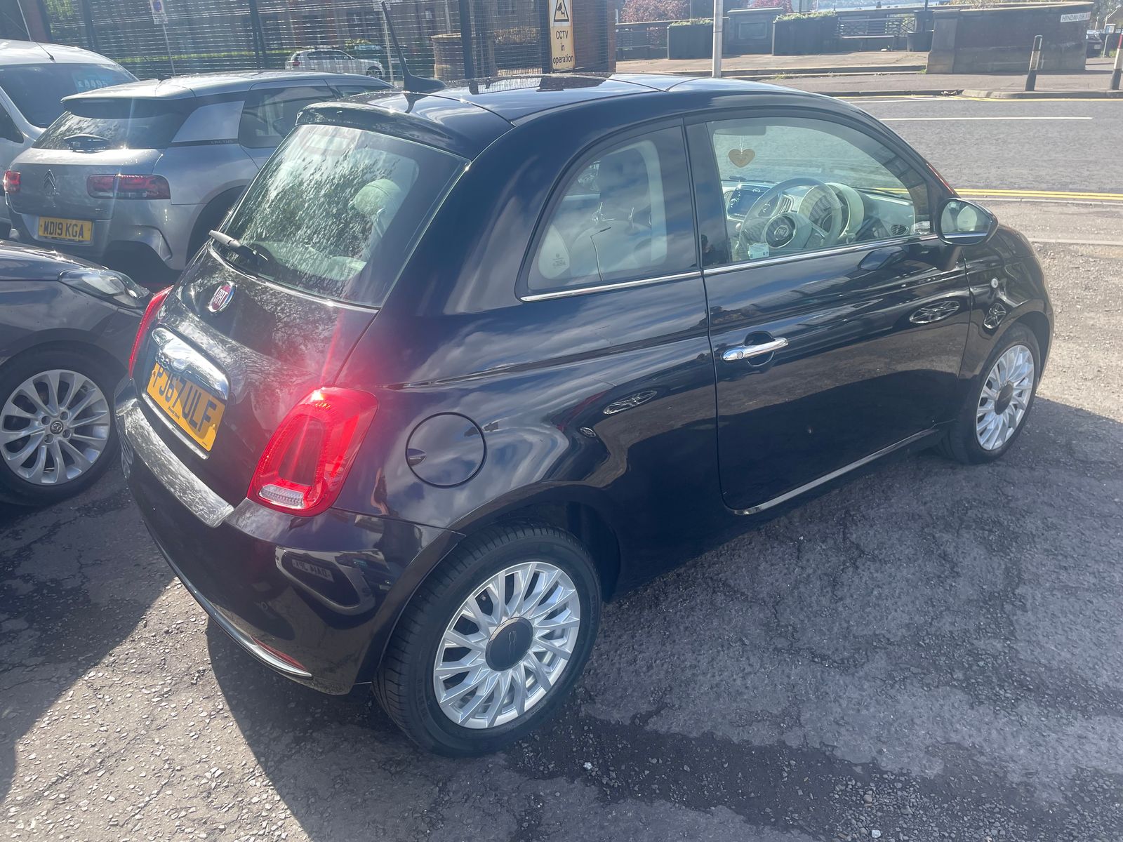 2017 Fiat 500 1.2 Lounge Hatchback 3dr Petrol Manual Euro 6 (s/s) (69 bhp), exterior view 4