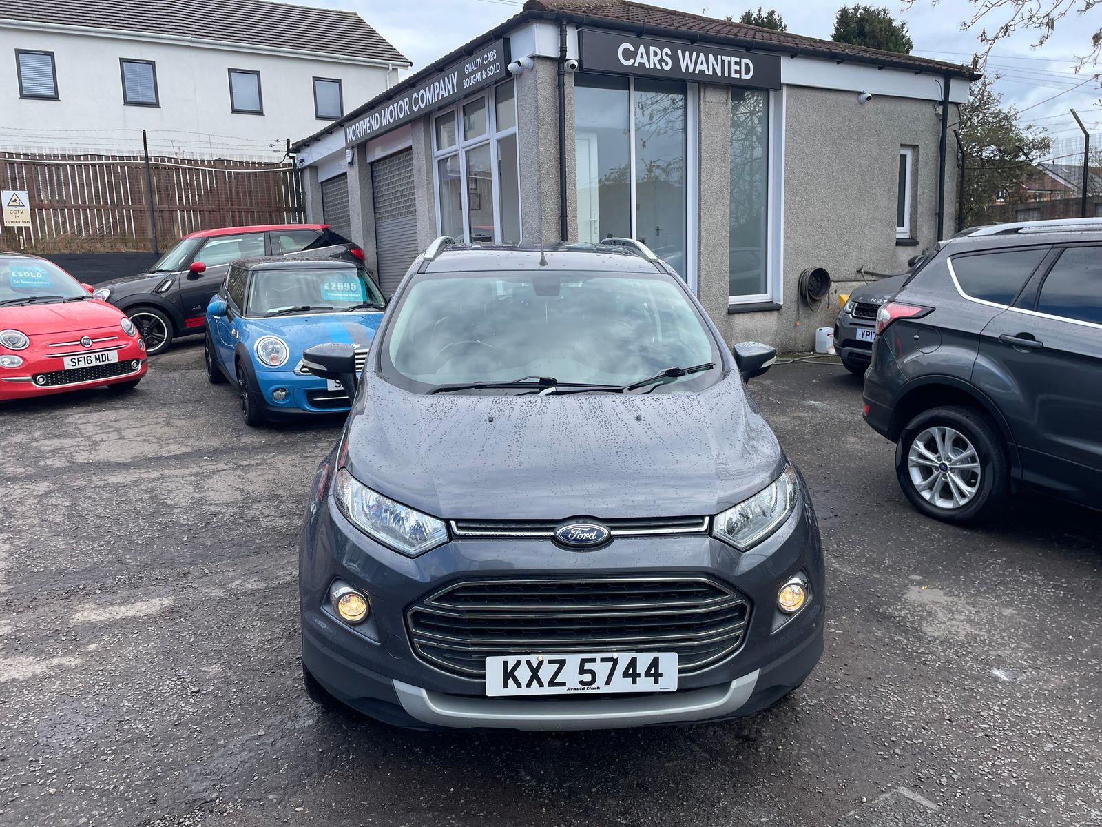 2017 Ford EcoSport 1.0T EcoBoost Titanium SUV 5dr Petrol Manual 2WD Euro 5 (s/s) (125 ps), exterior view 2