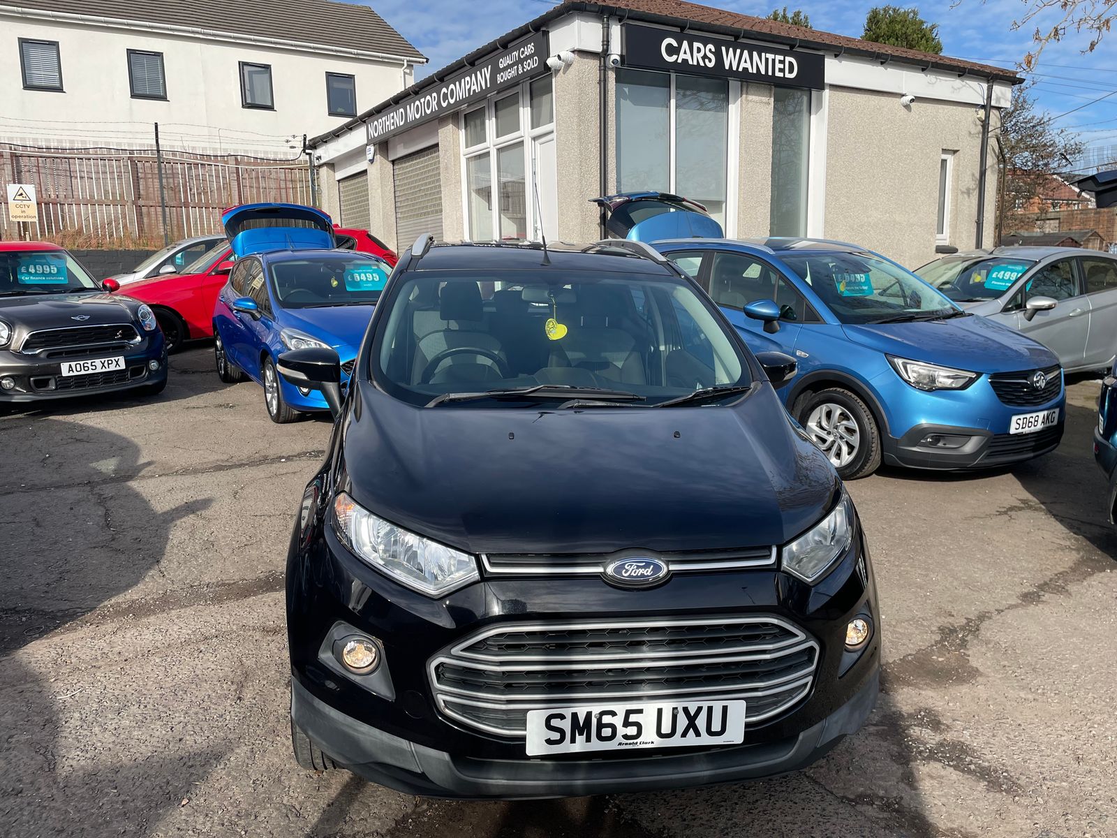 2015 Ford EcoSport 1.0T EcoBoost Zetec SUV 5dr Petrol Manual 2WD Euro 6 (s/s) (125 ps), exterior view 2
