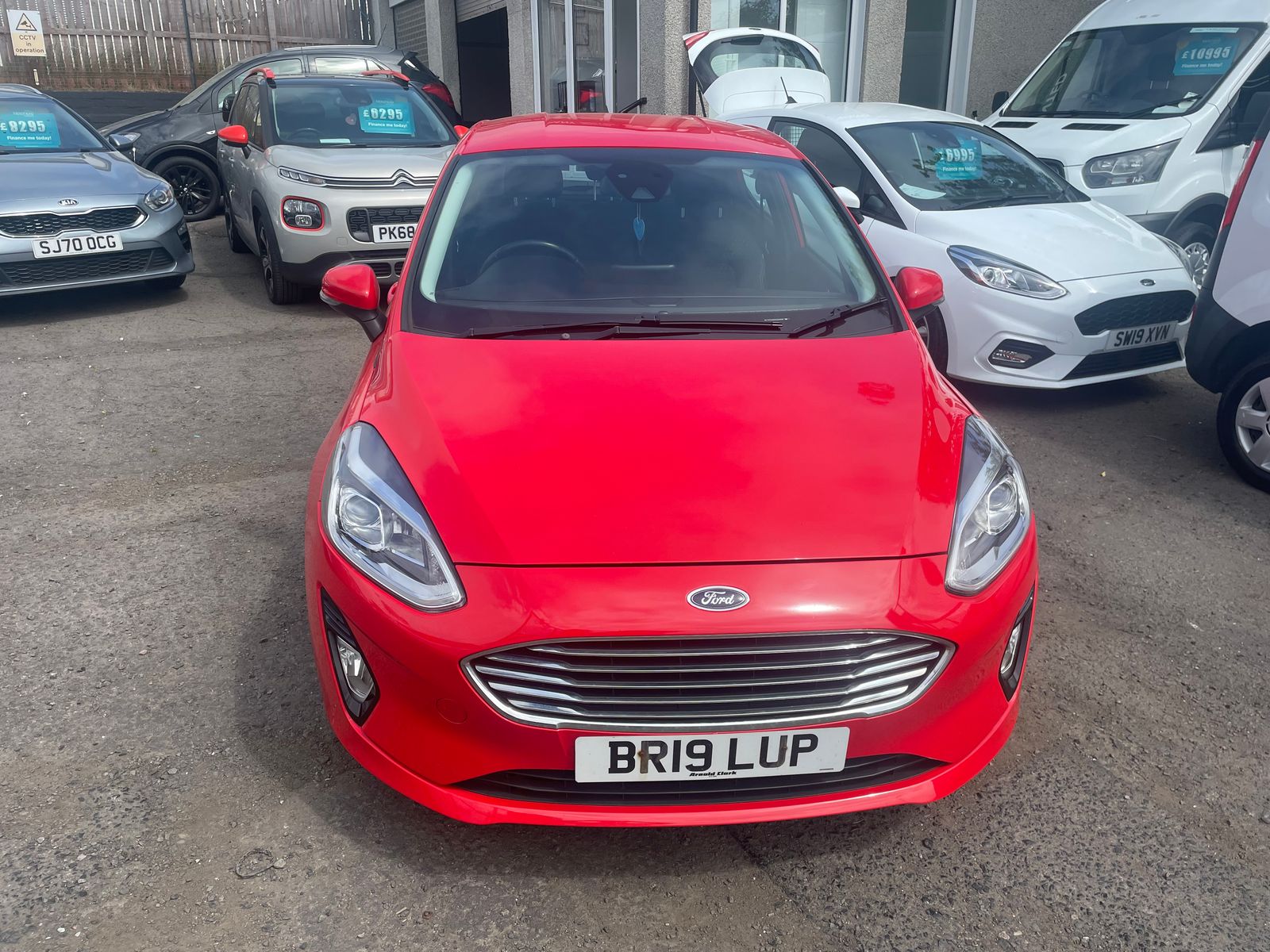 2019 Ford Fiesta 1.0T EcoBoost GPF Zetec Hatchback 5dr Petrol Manual Euro 6 (s/s) (100 ps), exterior view 2