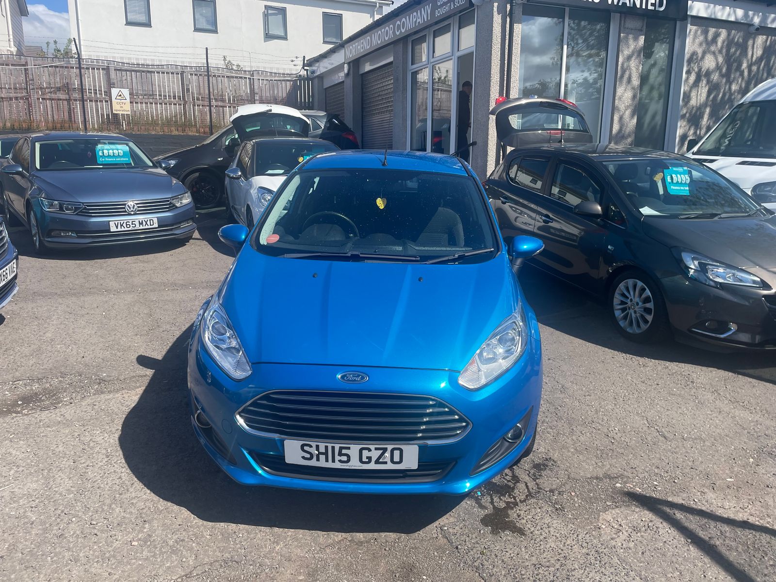2015 Ford Fiesta 1.25 Zetec Hatchback 5dr Petrol Manual Euro 5 (82 ps), exterior view 2