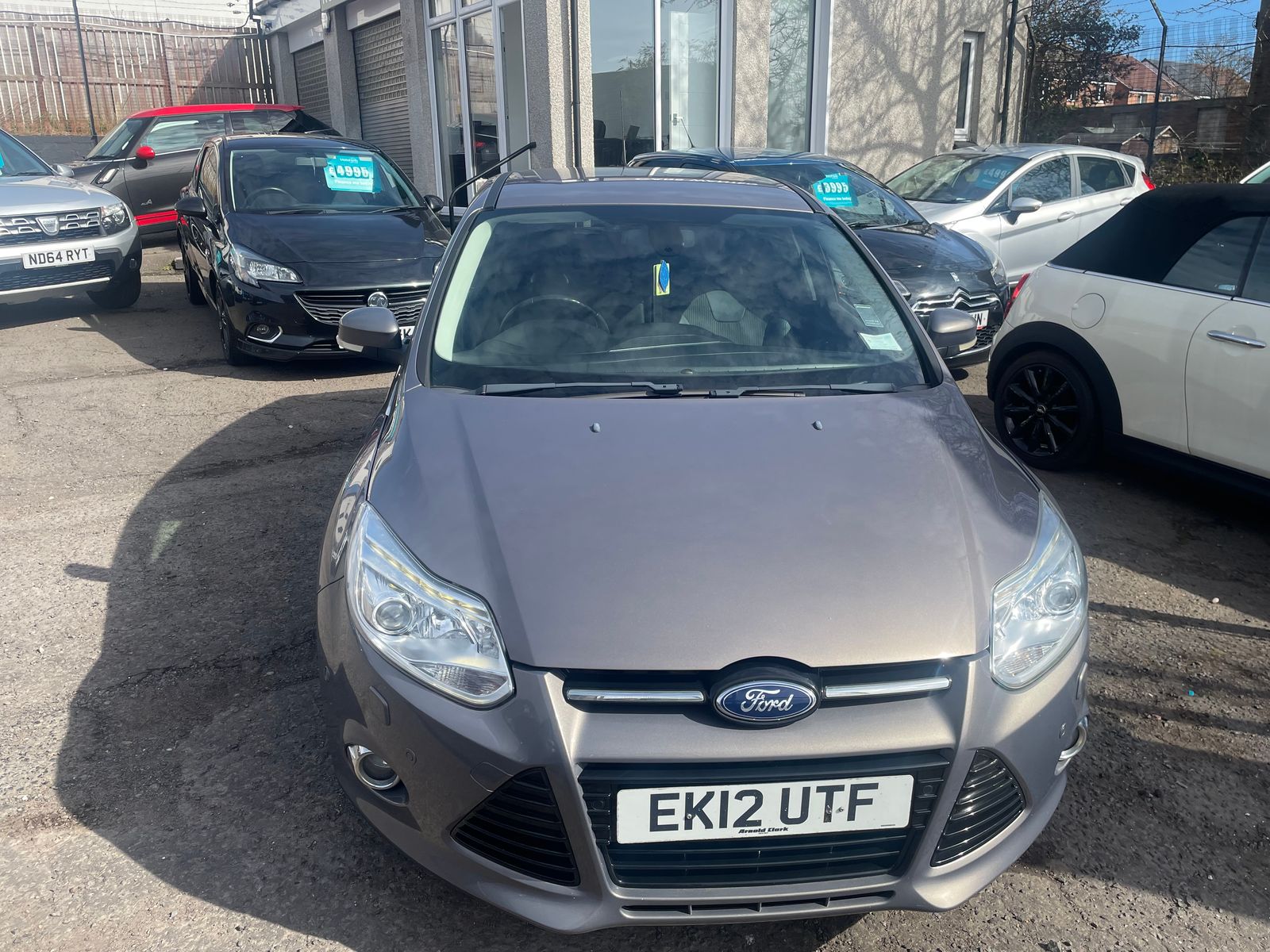 2012 Ford Focus 1.0T EcoBoost Titanium X Hatchback 5dr Petrol Manual Euro 5 (s/s) (125 ps), exterior view 2