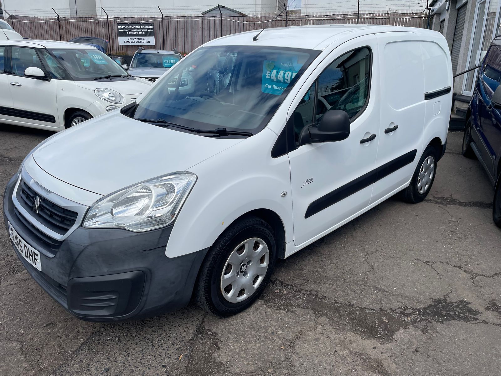 2015 Peugeot e-Partner 636 SE Panel Van 6dr Electric Automatic FWD L1 H1 (164 g/km, 47 bhp), exterior view 4