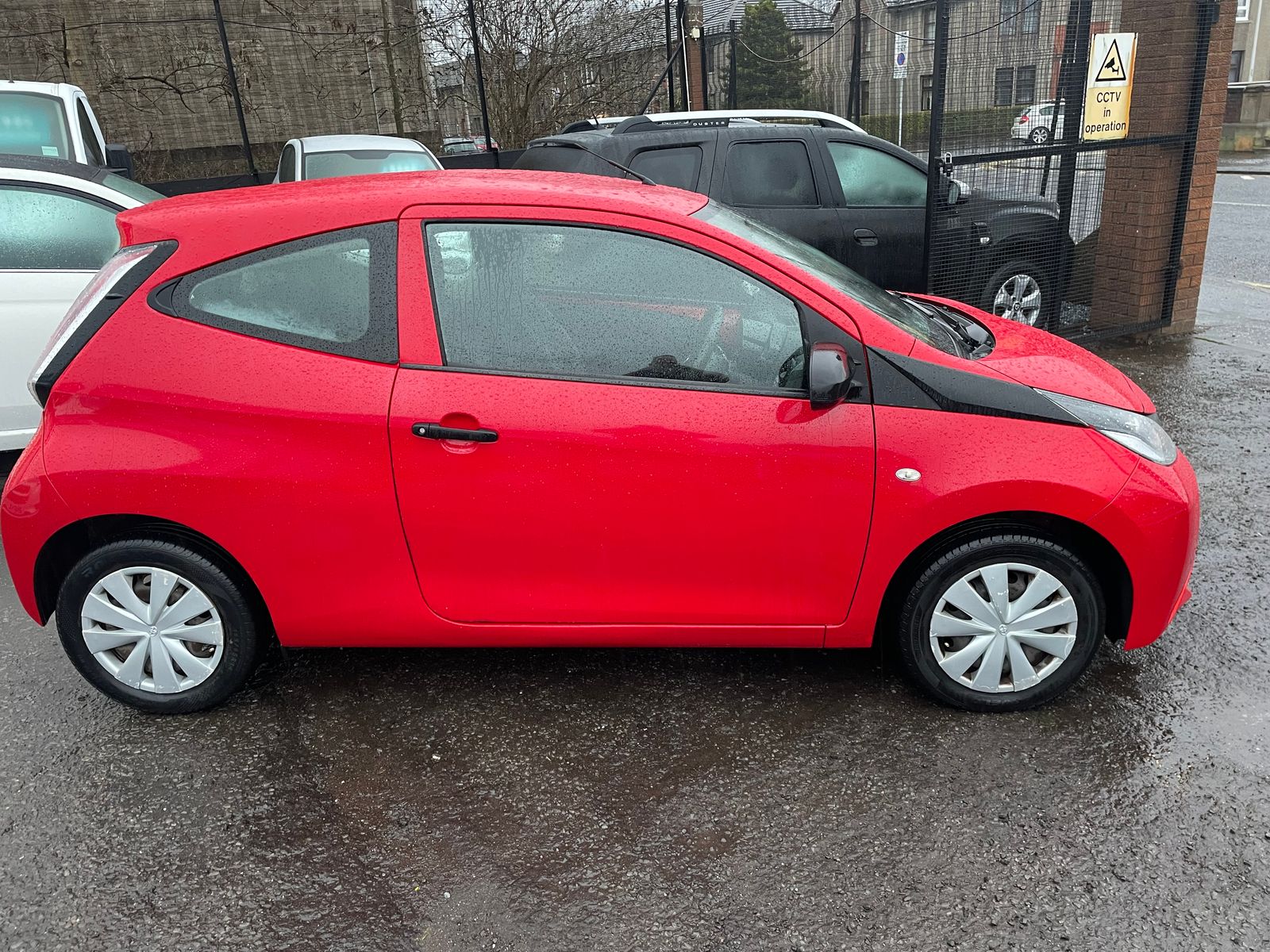 2017 Toyota Aygo 1.0 VVT-i x Hatchback 3dr Petrol Manual Euro 5 Euro 5 (68 ps), exterior view 3