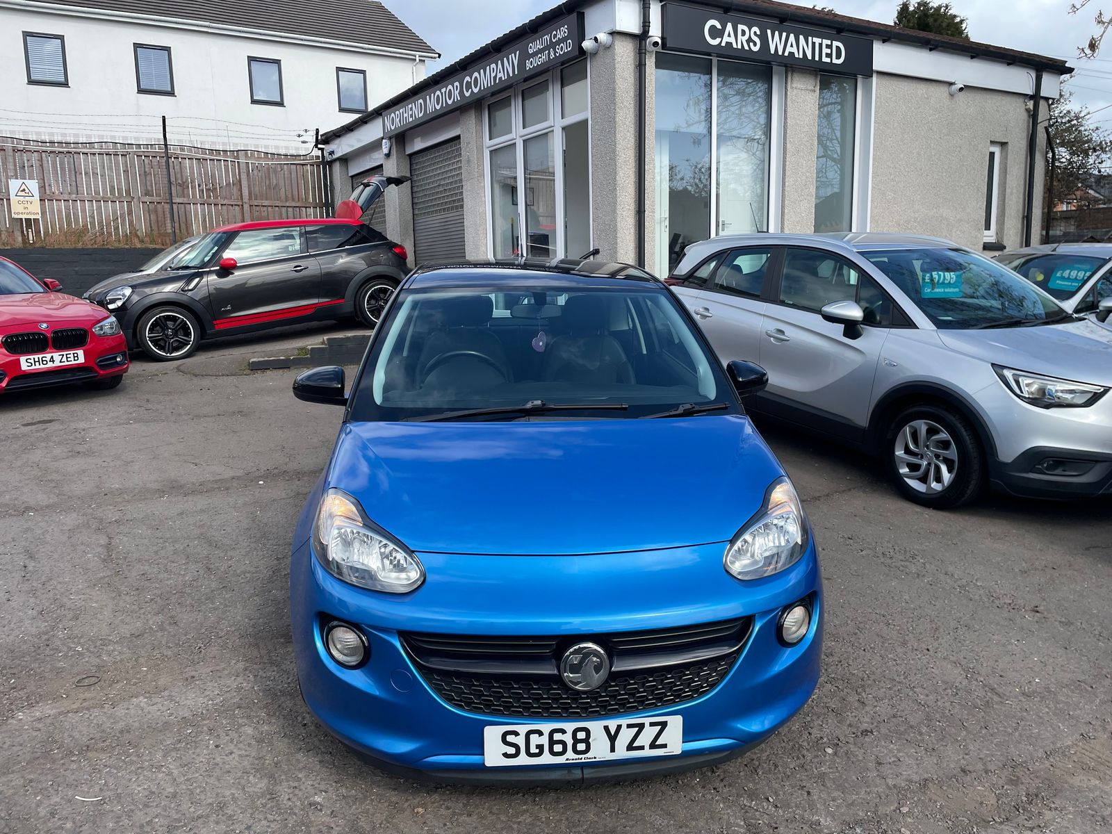 2018 Vauxhall ADAM 1.2i ecoFLEX ENERGISED Hatchback 3dr Petrol Manual Euro 6 (s/s) (70 ps), exterior view 2