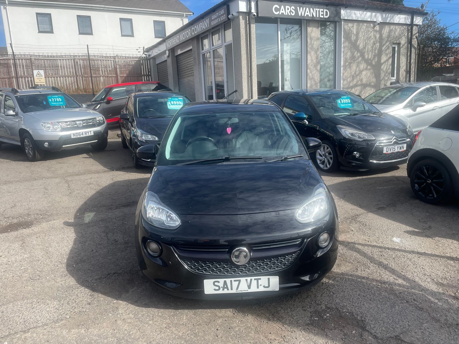 2017 Vauxhall ADAM 1.2i ecoFLEX ENERGISED Hatchback 3dr Petrol Manual Euro 6 (s/s) (70 ps), exterior view 2