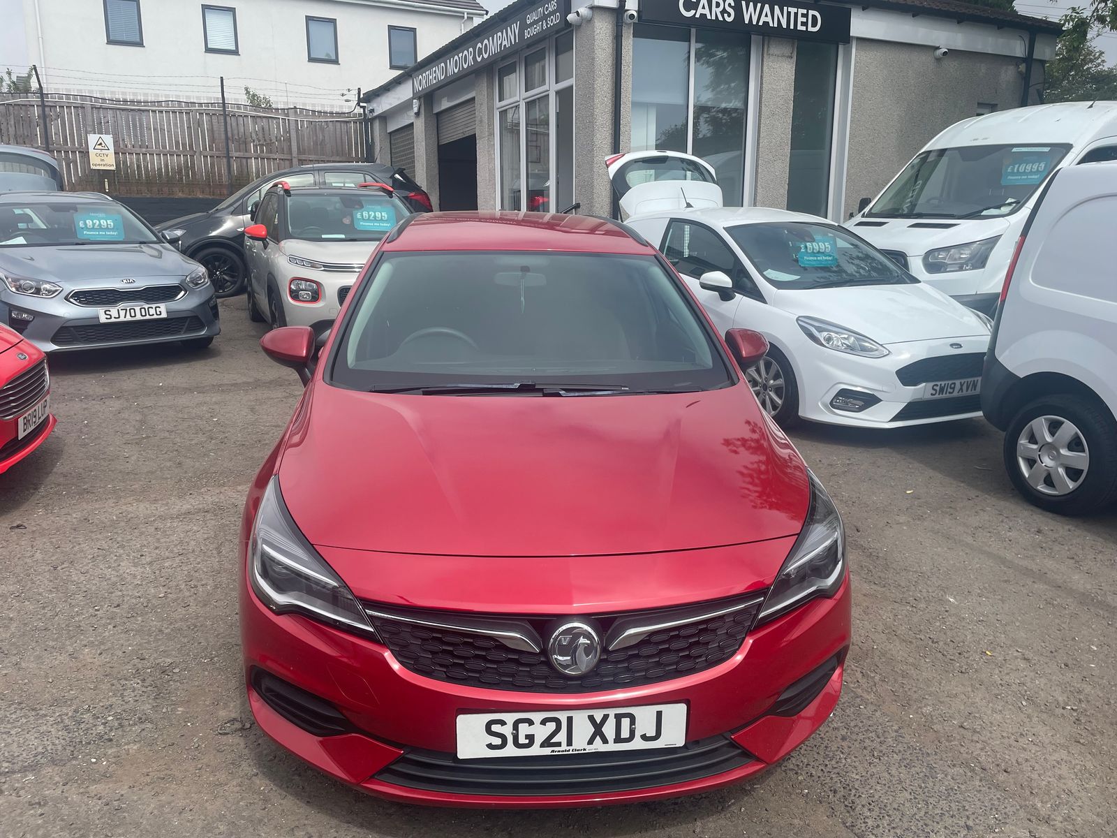 2021 Vauxhall Astra 1.5 Turbo D SE Sports Tourer 5dr Diesel Manual Euro 6 (s/s) (105 ps), exterior view 2
