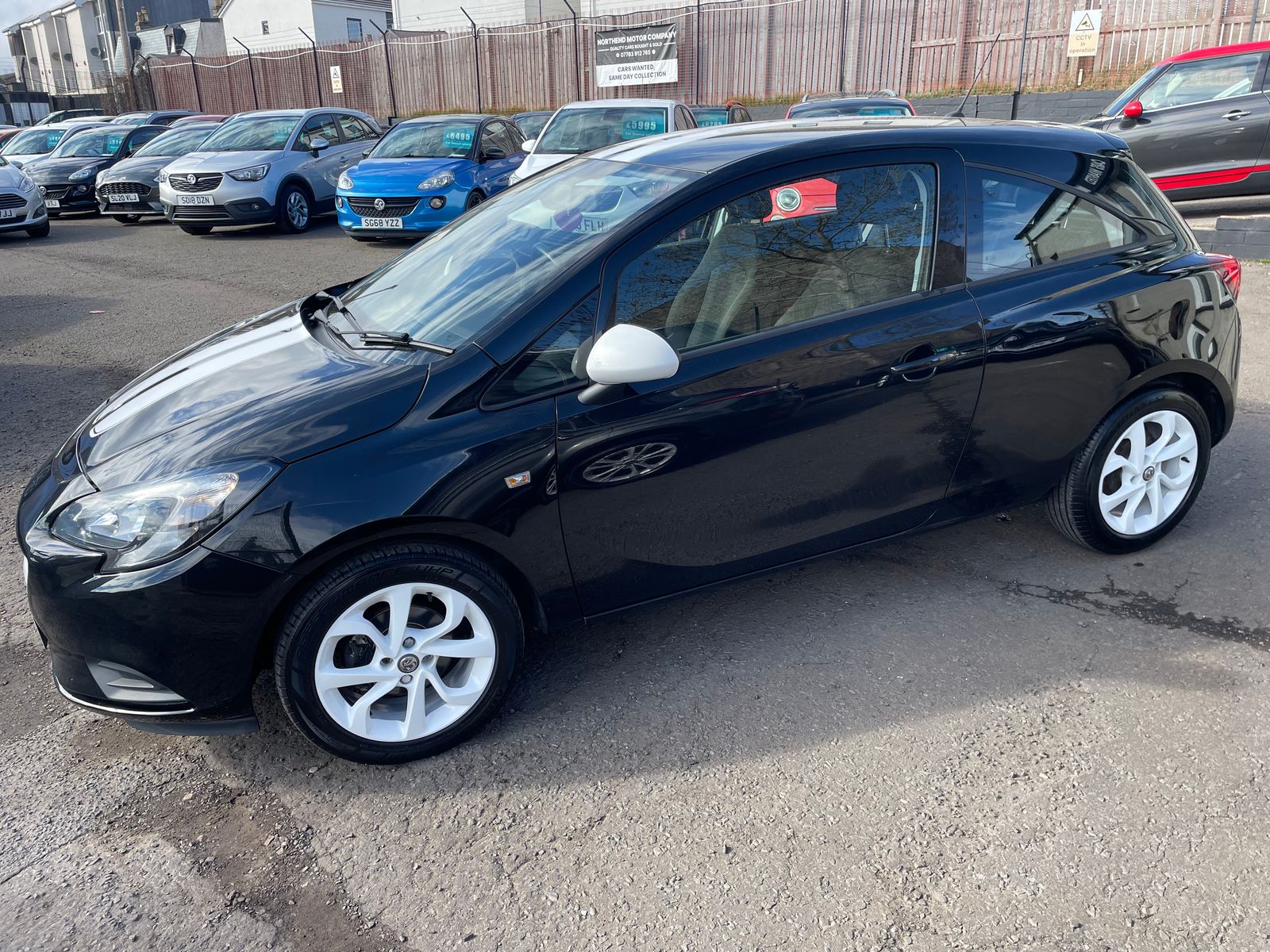 2018 Vauxhall Corsa 1.4i ecoTEC Sting Hatchback 3dr Petrol Manual Euro 6 (75 ps), exterior view 4