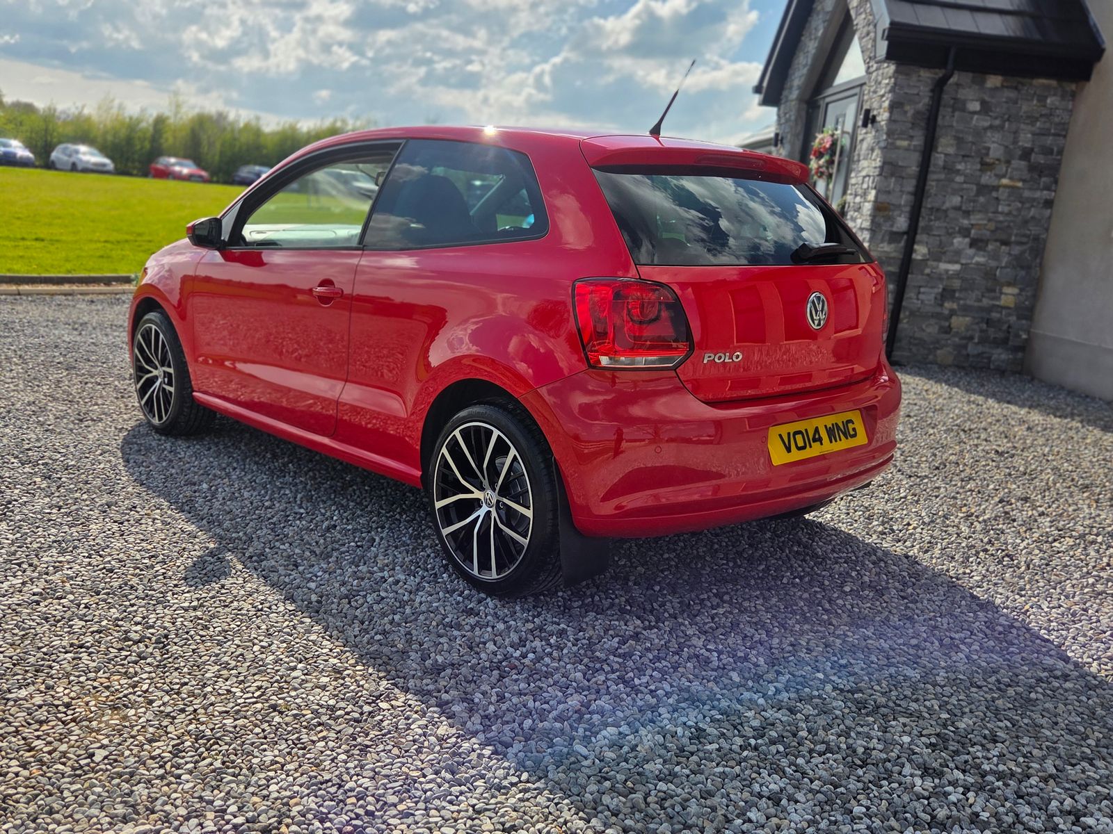2014 Volkswagen Polo 1.2 Match Edition Hatchback 3dr Petrol Manual Euro 5 (60 ps), exterior view 3