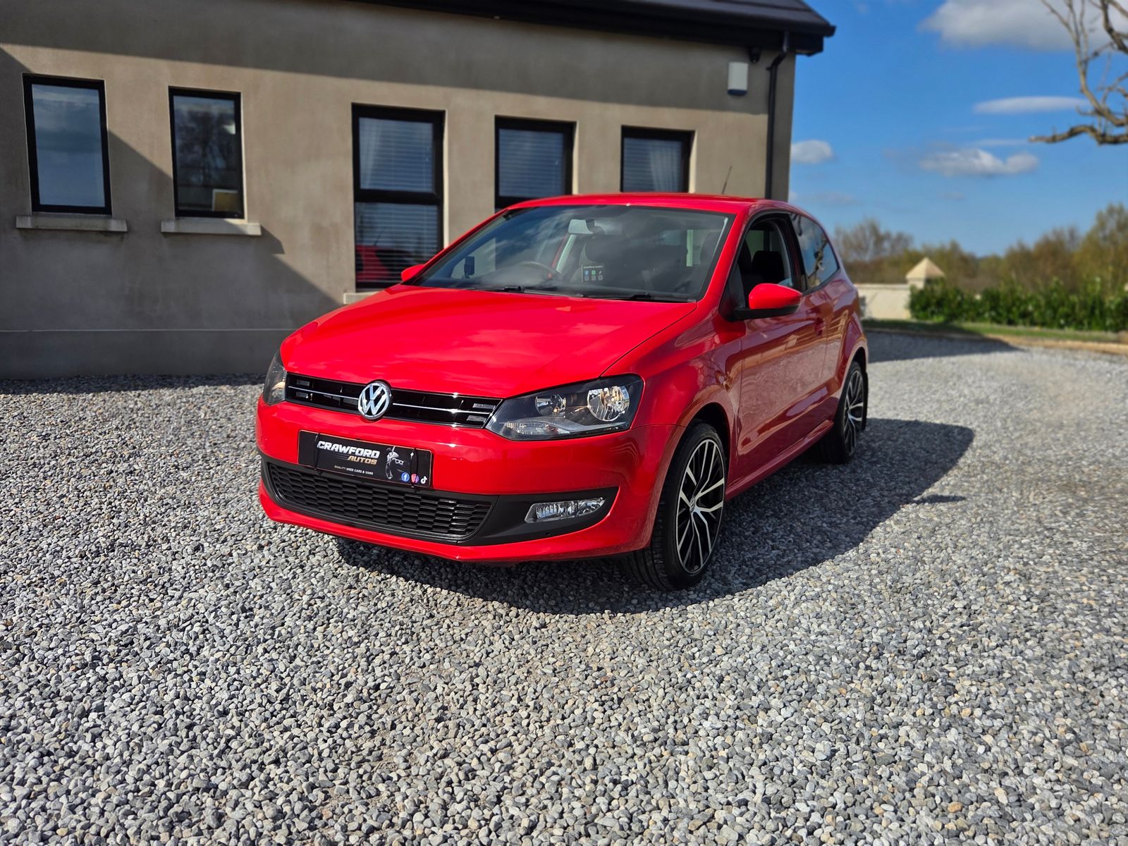 2014 Volkswagen Polo 1.2 Match Edition Hatchback 3dr Petrol Manual Euro 5 (60 ps), exterior view 2