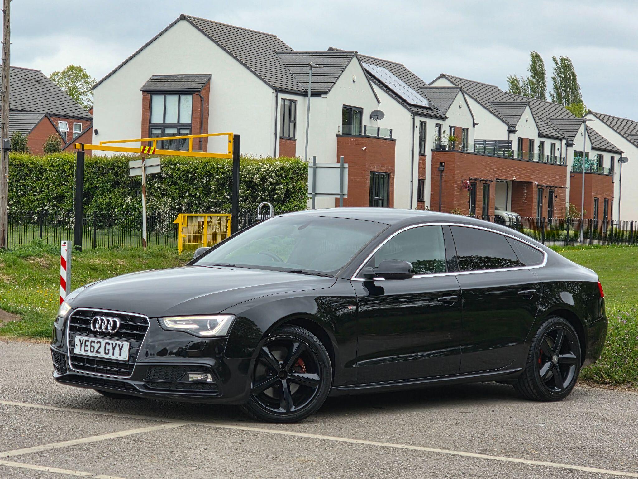 2012 Audi A5 2.0 TDIe S line Sportback Euro 5 (s/s) 5dr, exterior view 3
