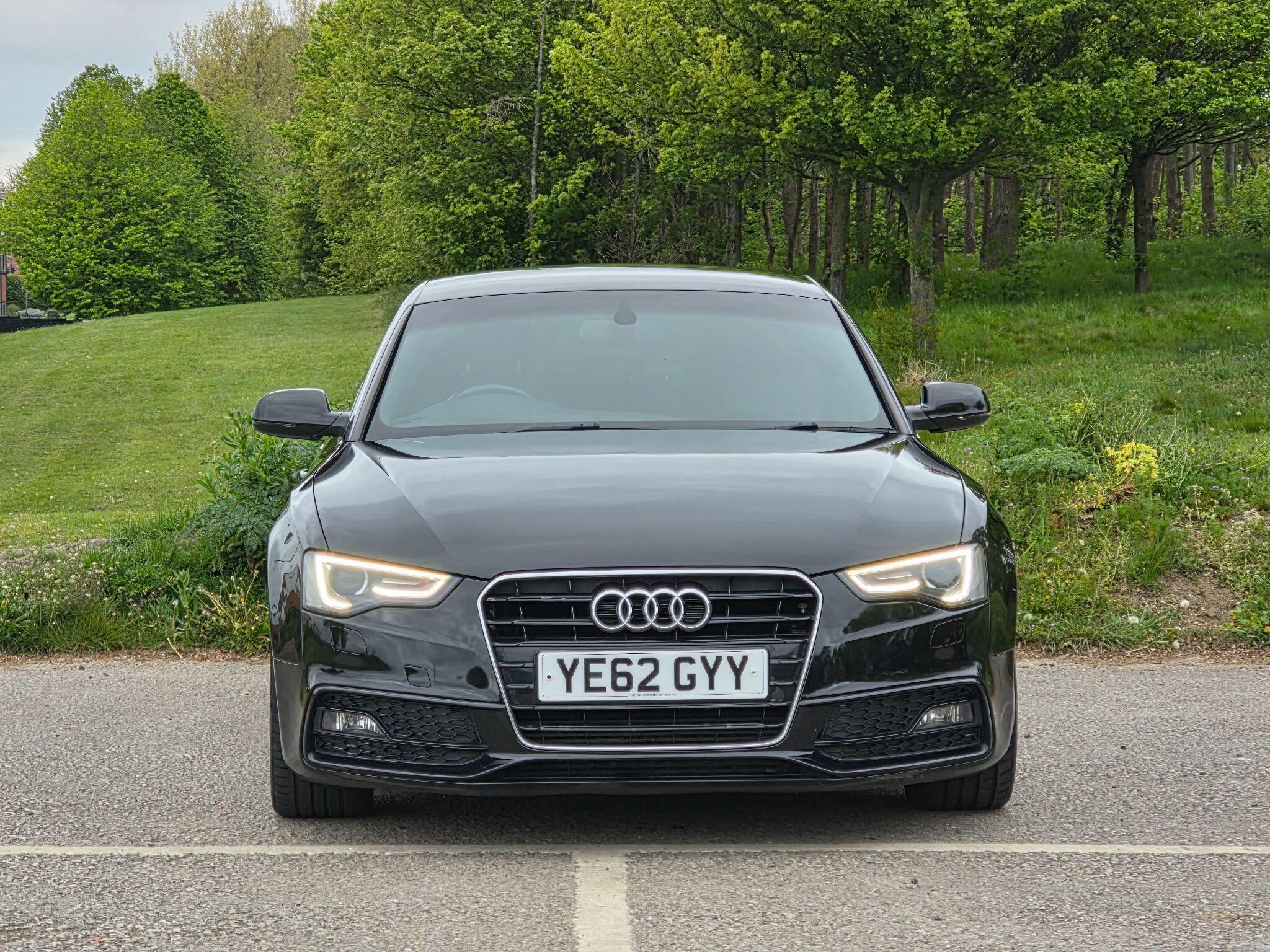 2012 Audi A5 2.0 TDIe S line Sportback Euro 5 (s/s) 5dr, exterior view 2