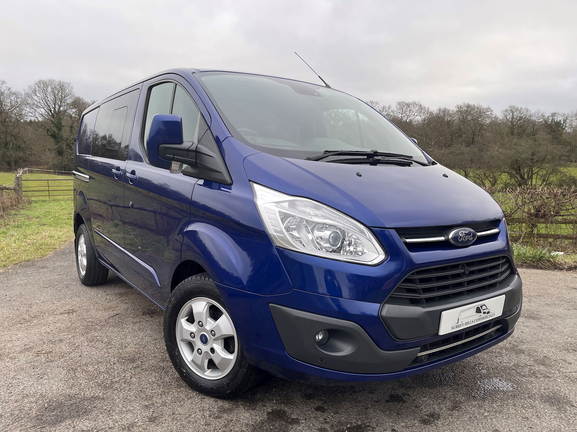 Ford transit custom limited deep clearance impact blue