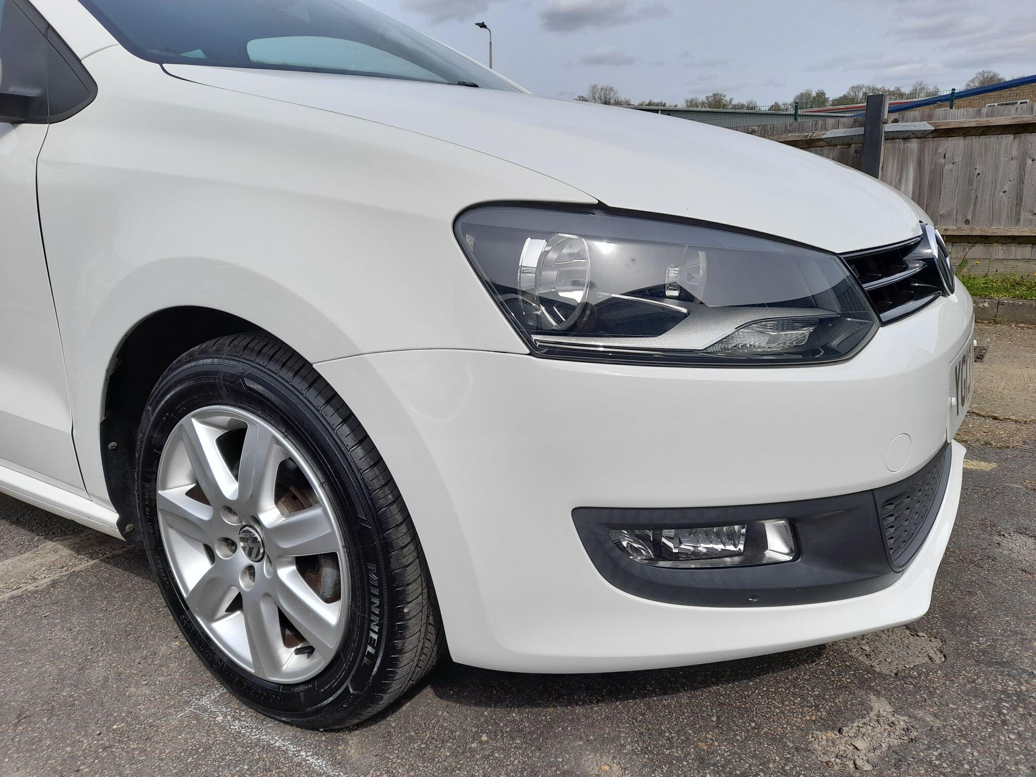 VOLKSWAGEN POLO 1.4 MATCH EURO 5 3DR 6,650 2013 53,300 WHITE 1.39L MANUAL PETROL... image 54