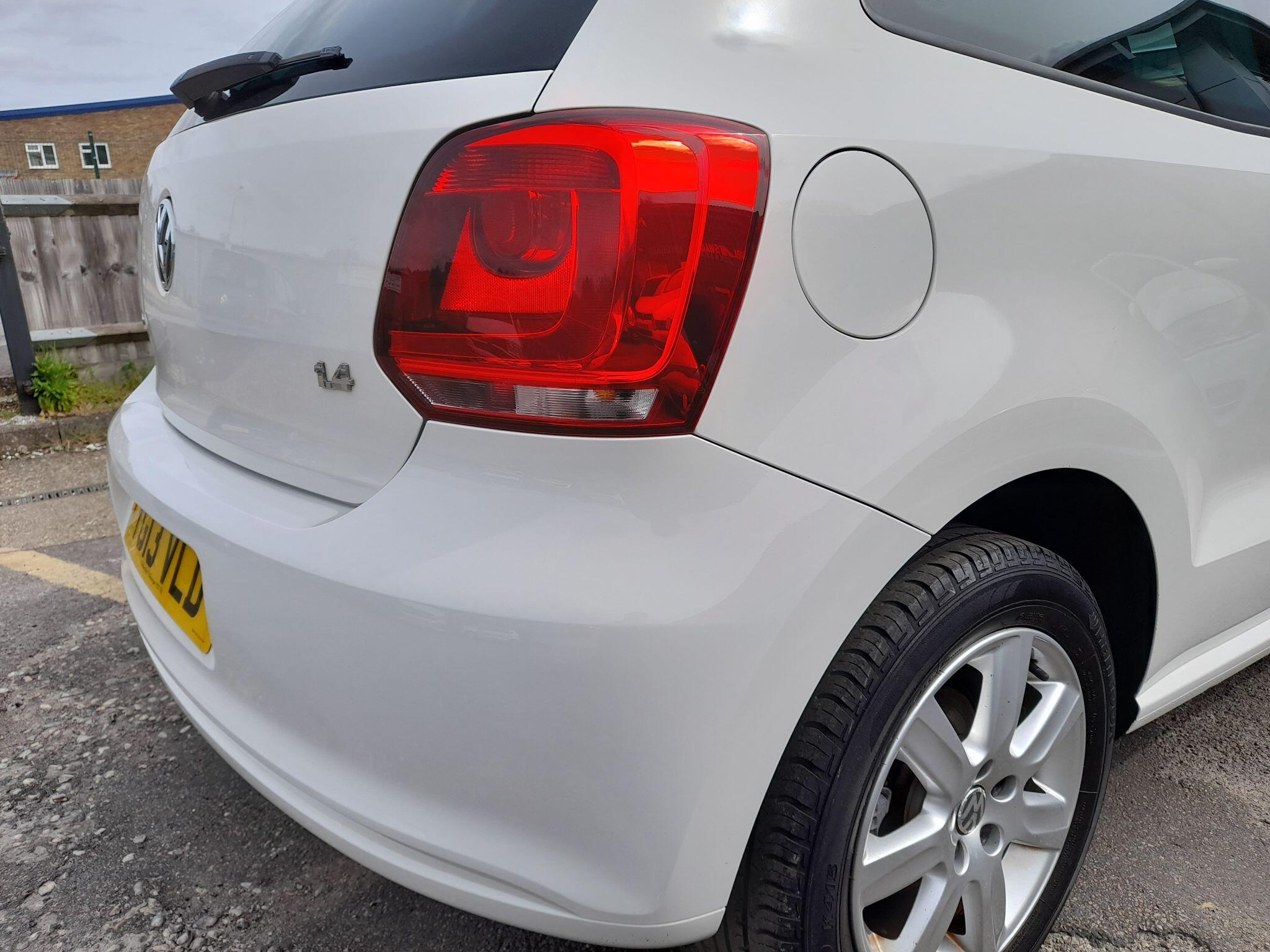 VOLKSWAGEN POLO 1.4 MATCH EURO 5 3DR 6,650 2013 53,300 WHITE 1.39L MANUAL PETROL... image 55