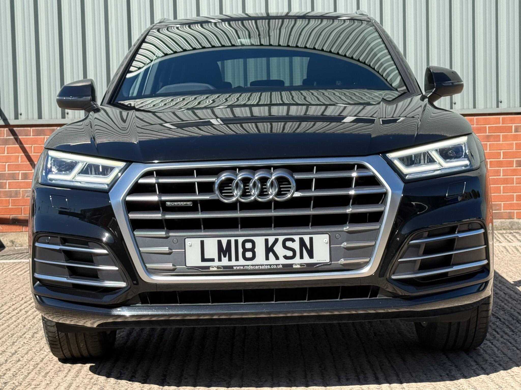2018 Audi Q5 2.0 TDI S line S Tronic quattro Euro 6 (s/s) 5dr, exterior view 2