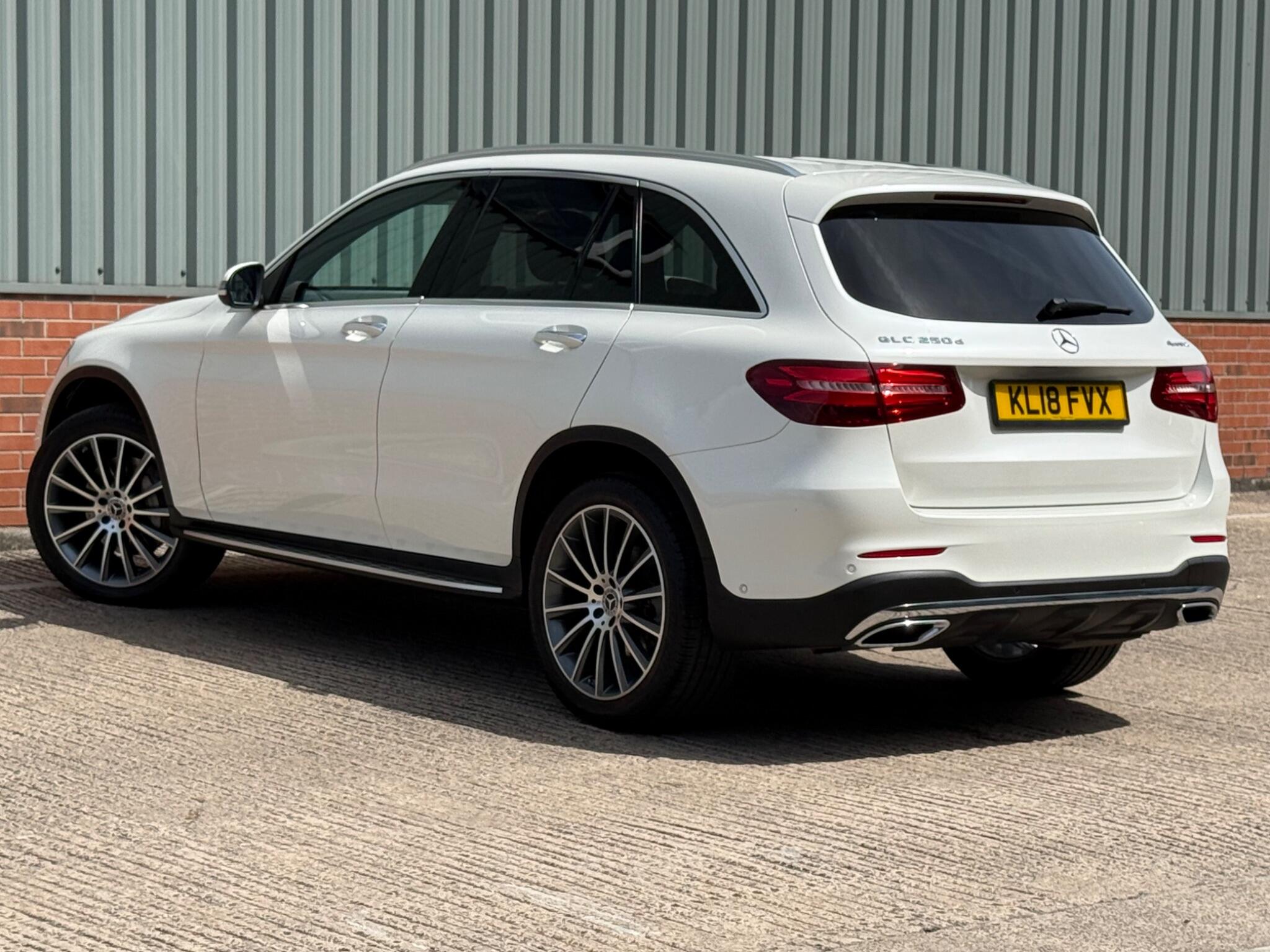 2018 Mercedes-Benz GLC 2.1 GLC250d AMG Line (Premium) G-Tronic+ 4MATIC Euro 6 (s/s) 5dr, exterior view 4