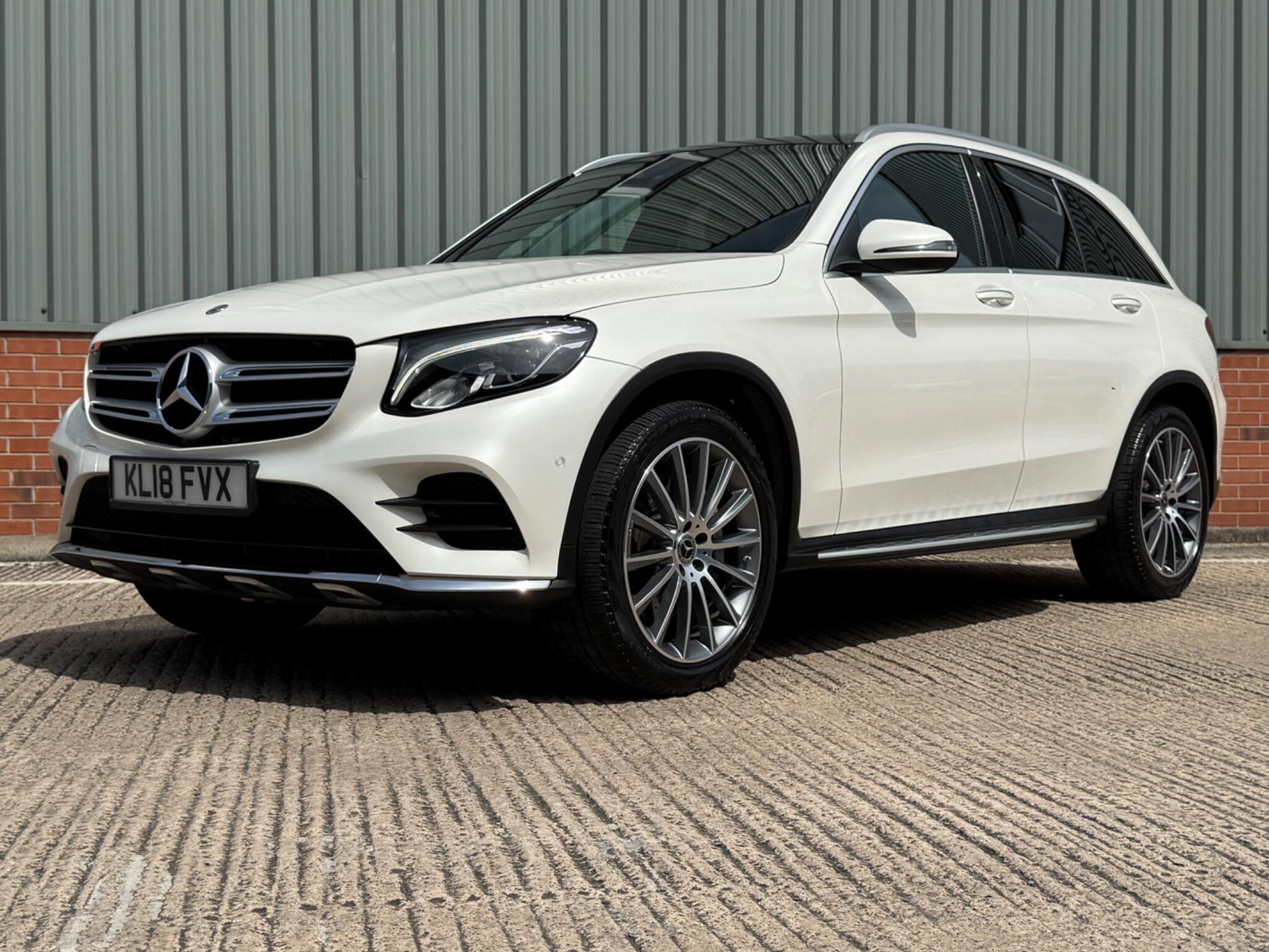 2018 Mercedes-Benz GLC 2.1 GLC250d AMG Line (Premium) G-Tronic+ 4MATIC Euro 6 (s/s) 5dr, exterior view 3