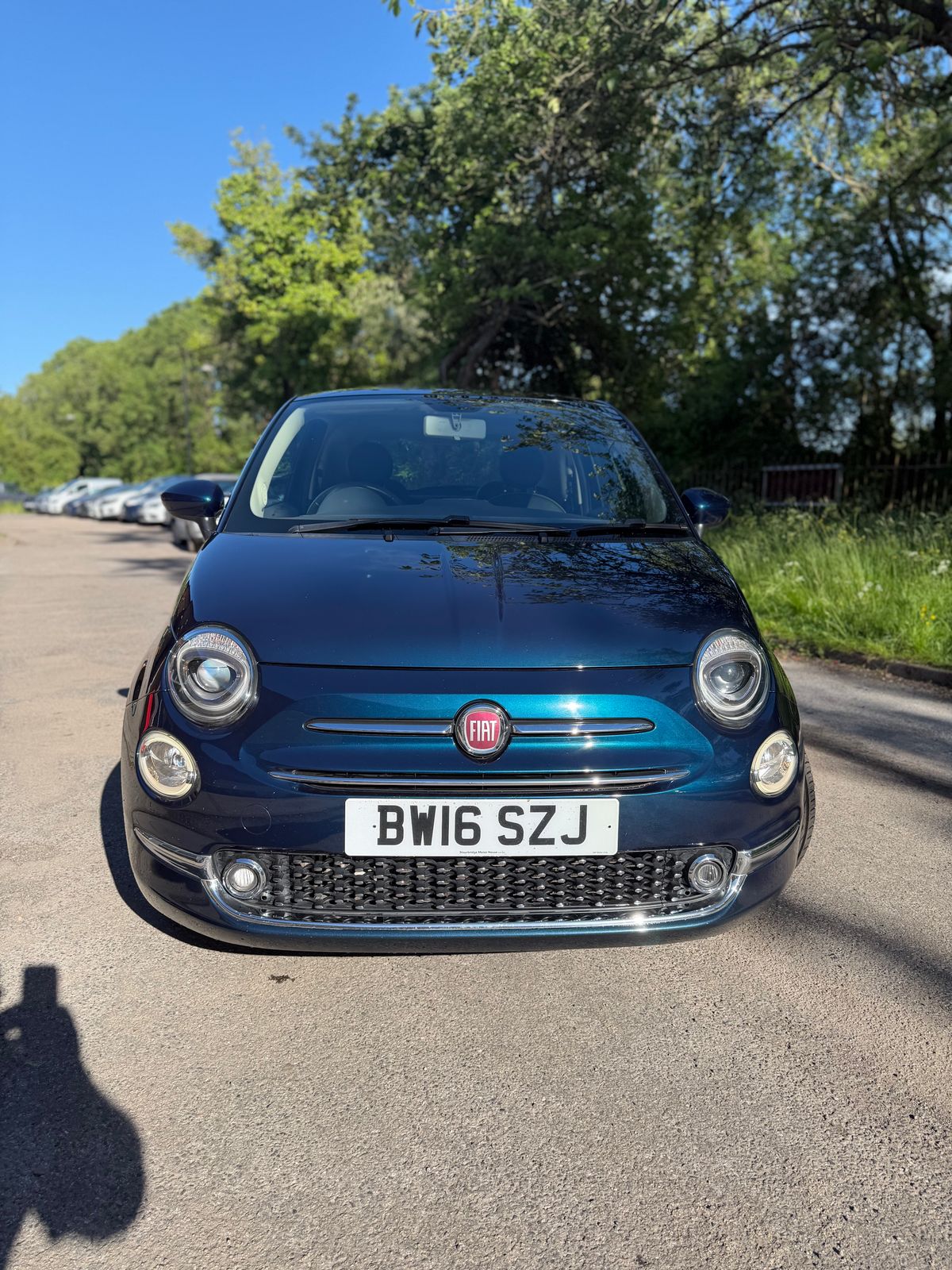 2016 Fiat 500 0.9 TwinAir Lounge Hatchback 3dr Petrol Manual Euro 6 (s/s) (105 ps), exterior view 2