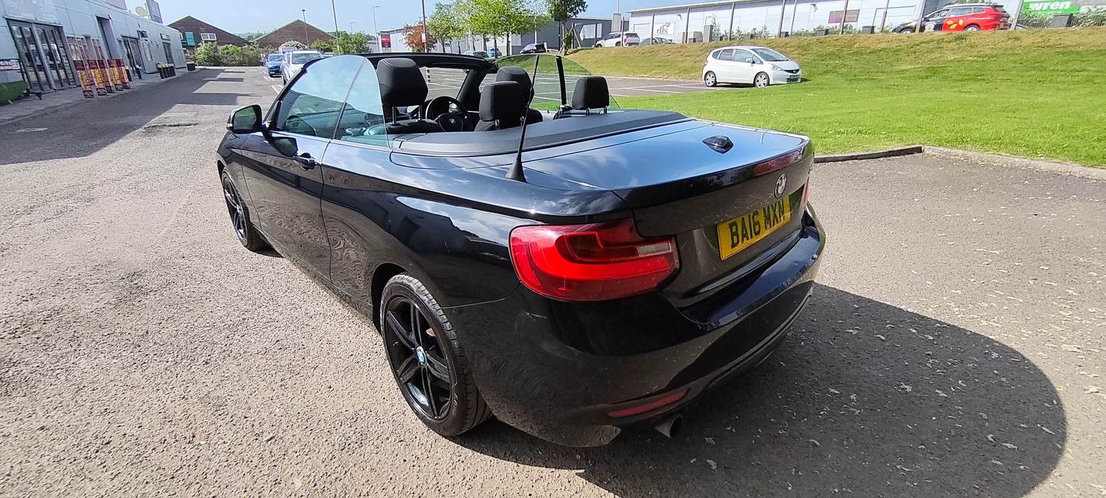 2016 BMW 2 Series 1.5 218i Sport Convertible 2dr Petrol Manual Euro 6 (s/s) (136 ps), exterior view 3