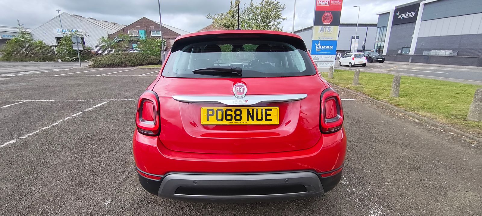 2018 Fiat 500X 1.0 FireFly Turbo MultiAir City Cross SUV 5dr Petrol Manual Euro 6 (s/s) (120 bhp), exterior view 4
