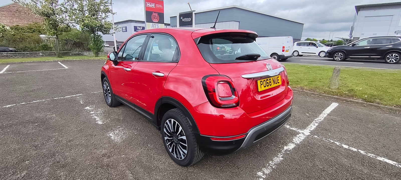 2018 Fiat 500X 1.0 FireFly Turbo MultiAir City Cross SUV 5dr Petrol Manual Euro 6 (s/s) (120 bhp), exterior view 3