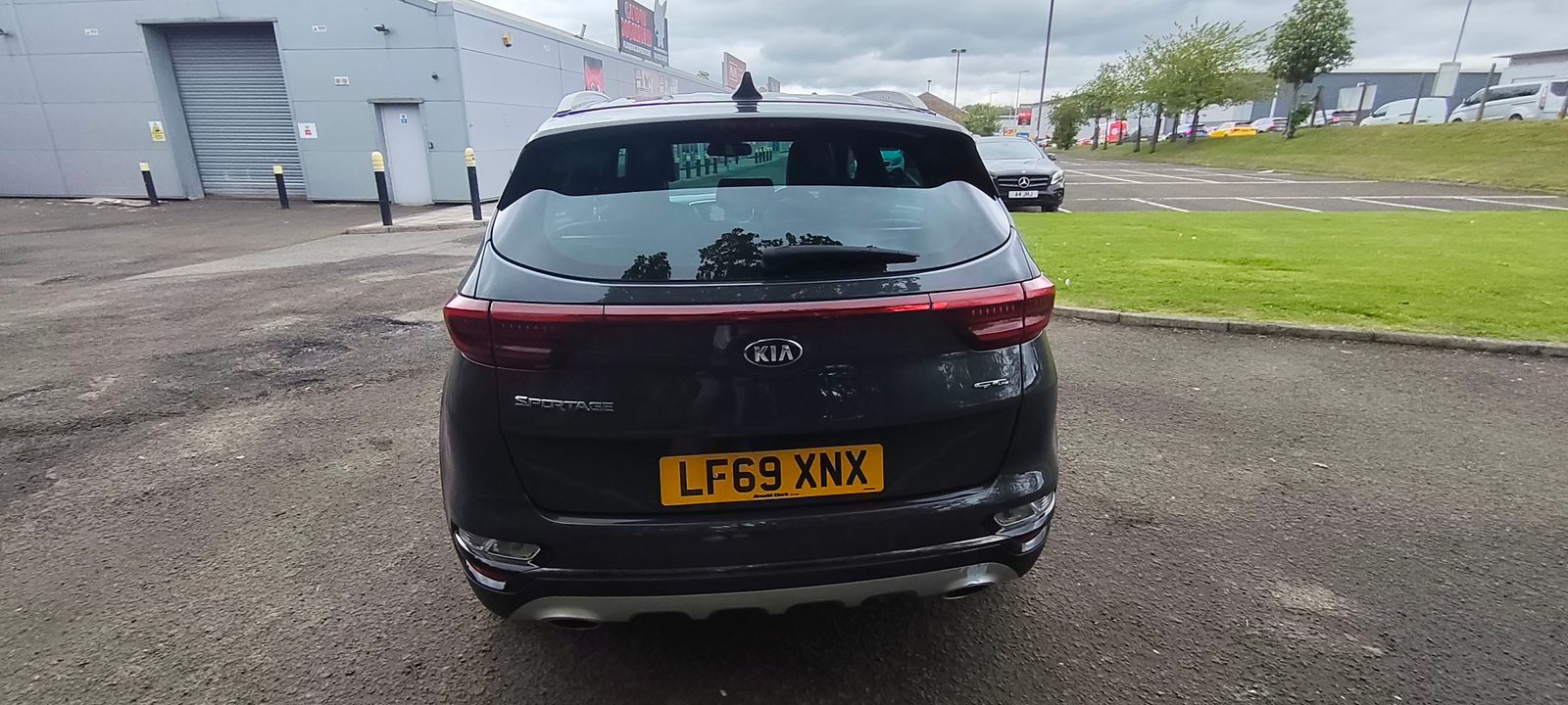 2019 Kia Sportage 1.6 CRDi EcoDynamics+ GT-Line SUV 5dr Diesel Hybrid DCT AWD Euro 6 (s/s) (134 bhp), exterior view 4